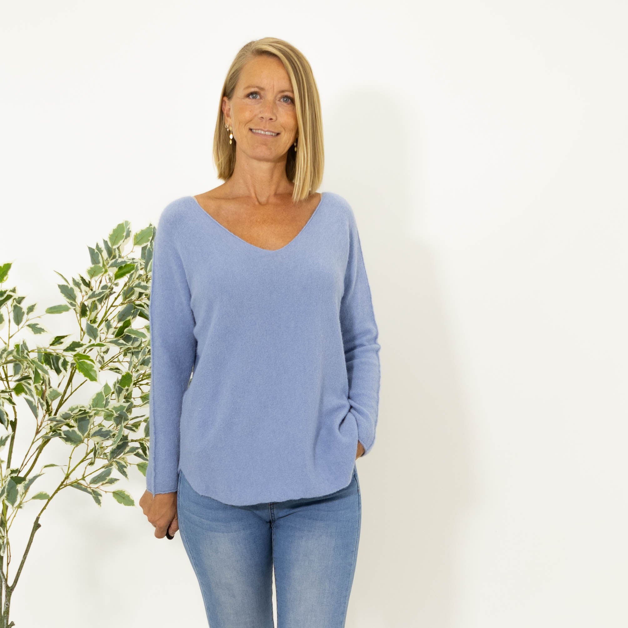Sofia strik, Lyseblå