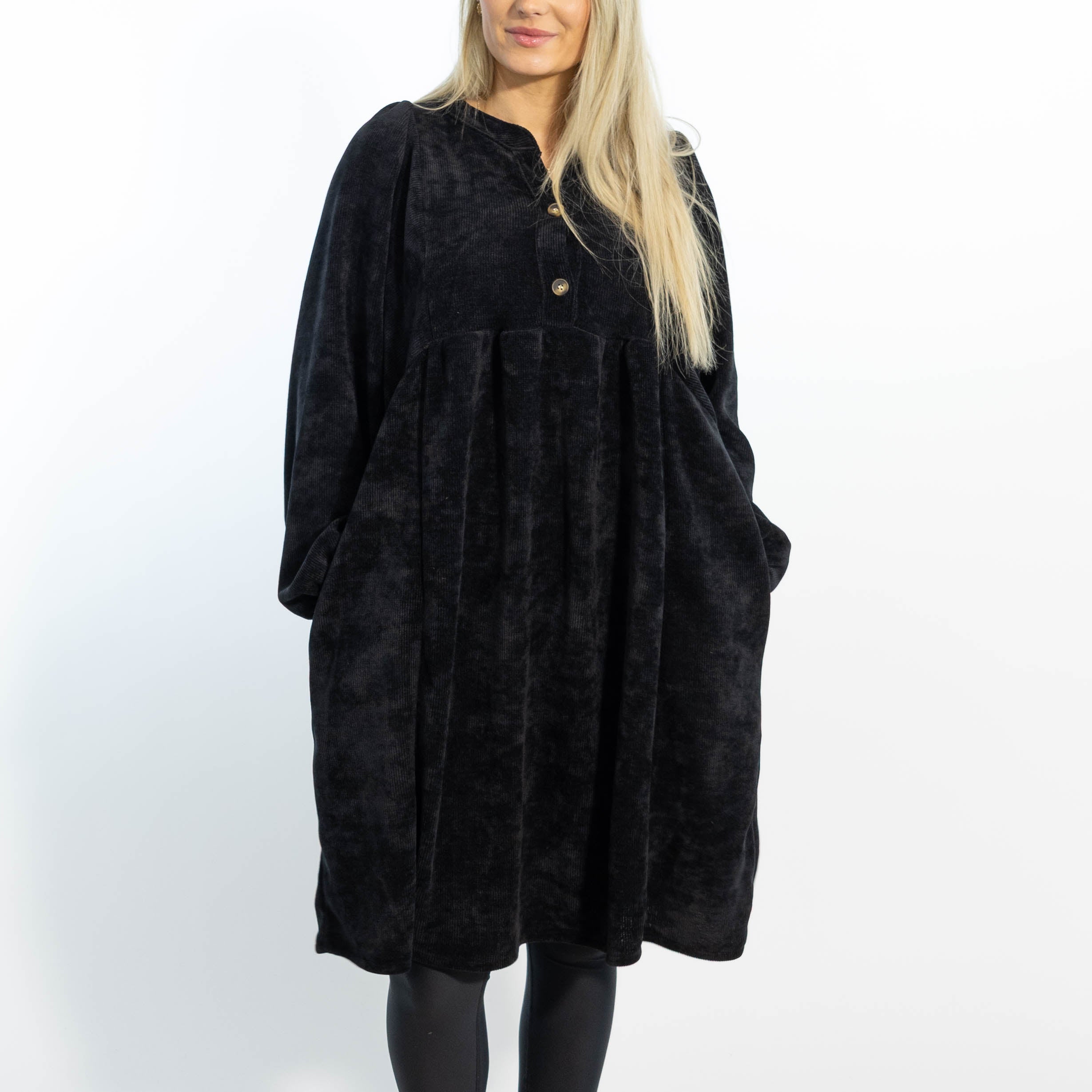 Gemma tunikakjole, Sort