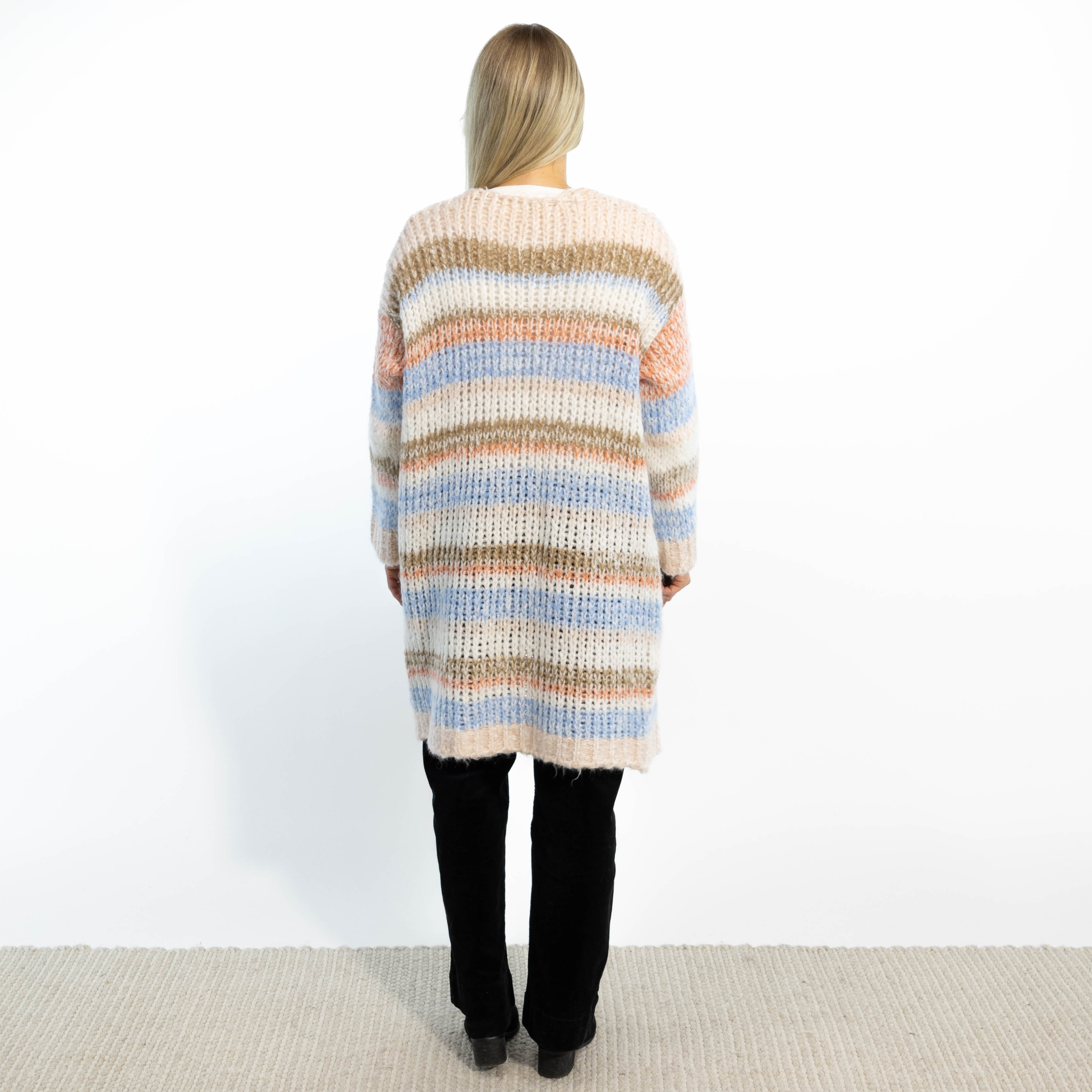 Karina strikcardigan, Rosa