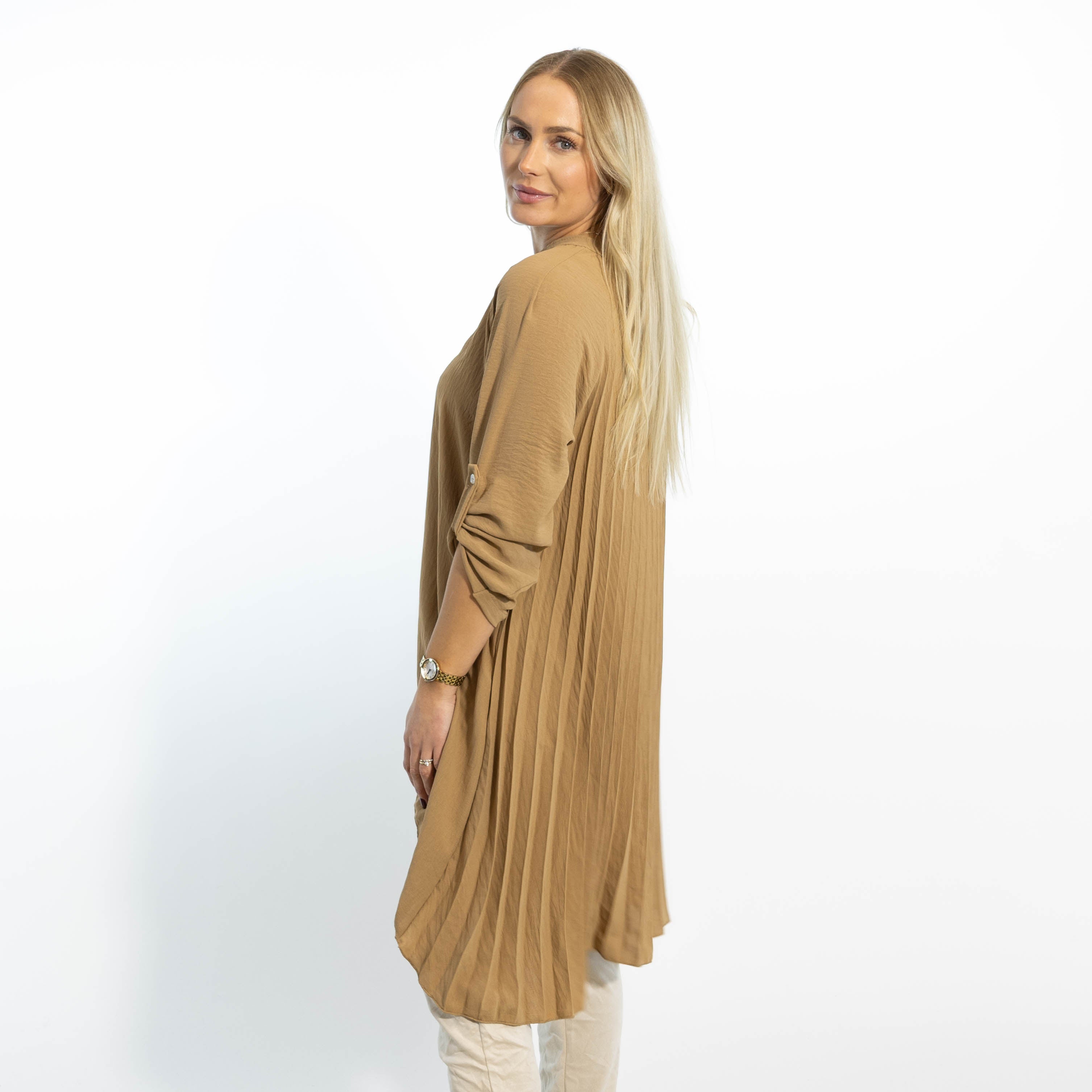 Derry skjorte tunika, Camel