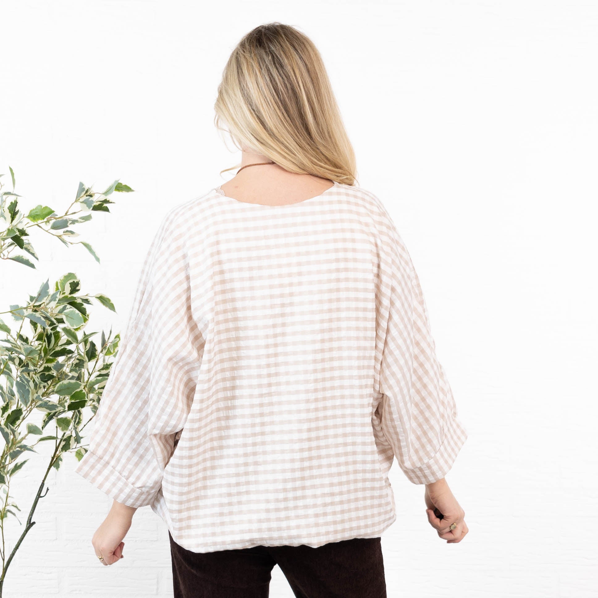 Carly overdel, Beige