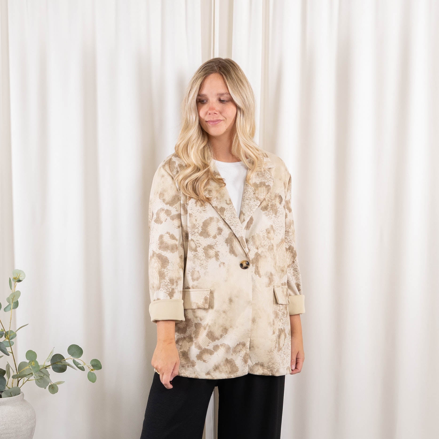 Carrie blazer, Beige