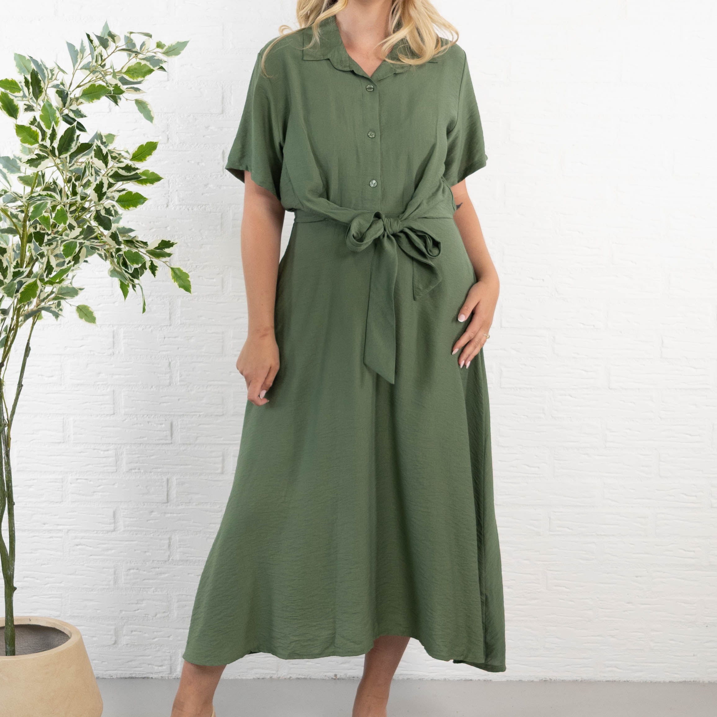 Liberty kjole, Khaki