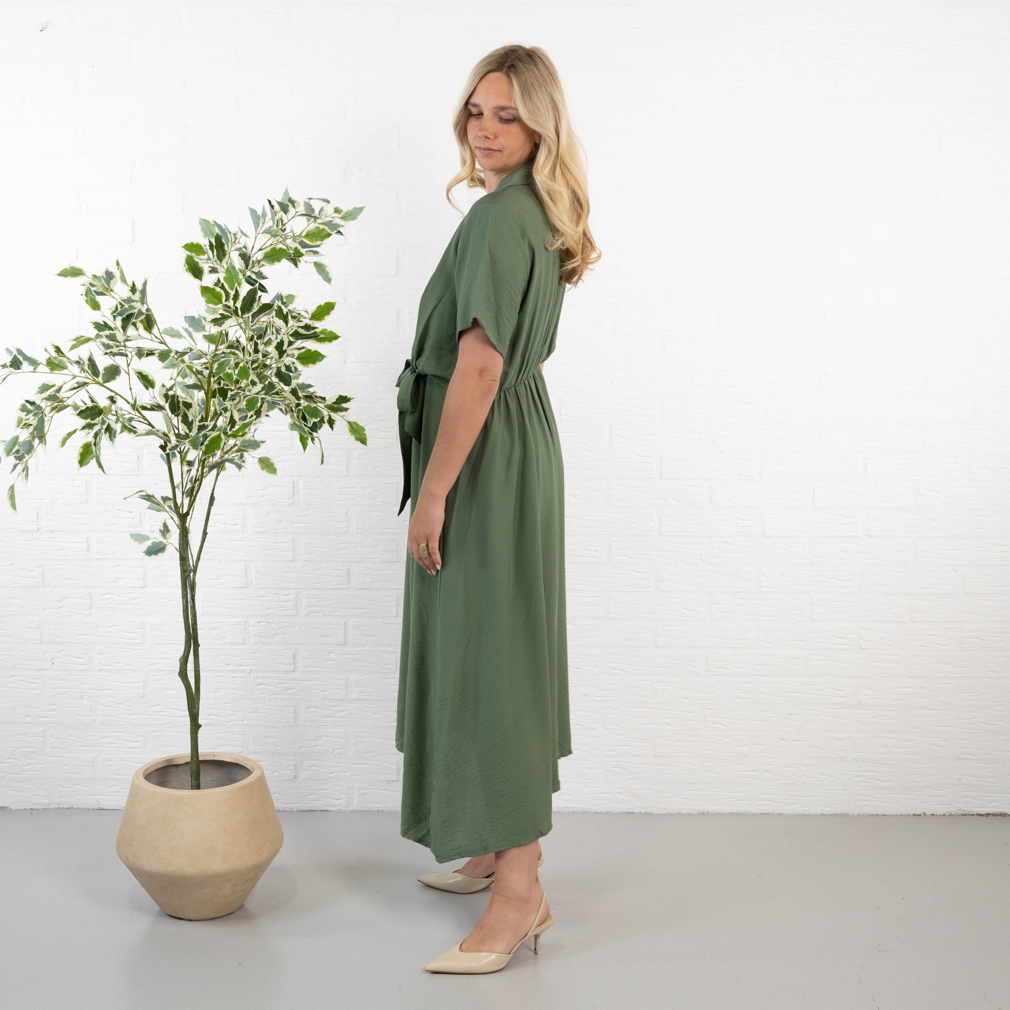 Liberty kjole, Khaki