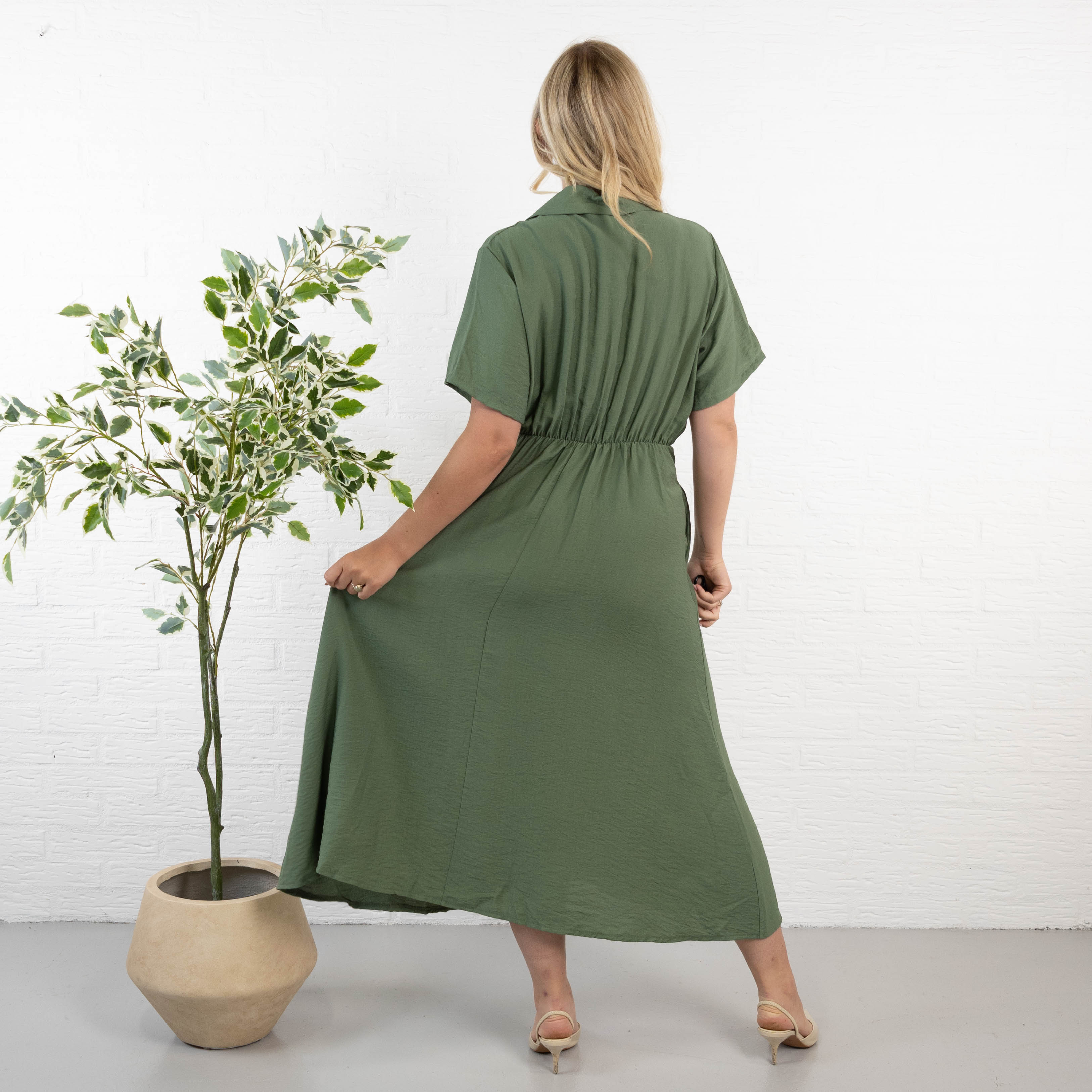 Liberty kjole, Khaki
