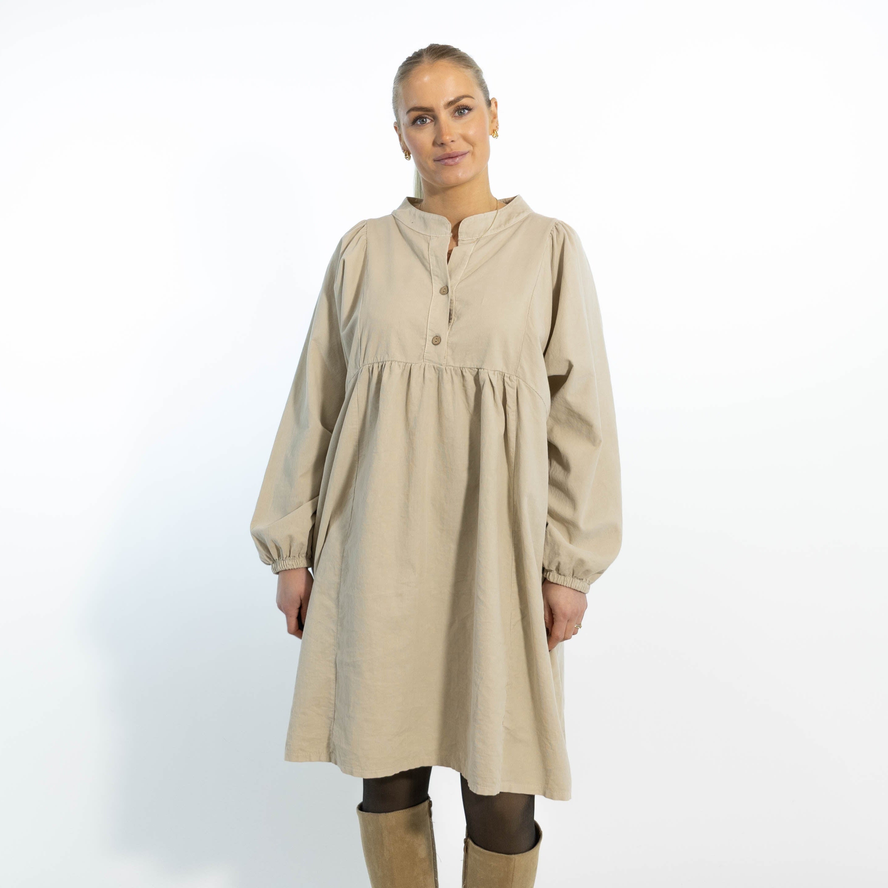 Randi tunika kjole, Beige
