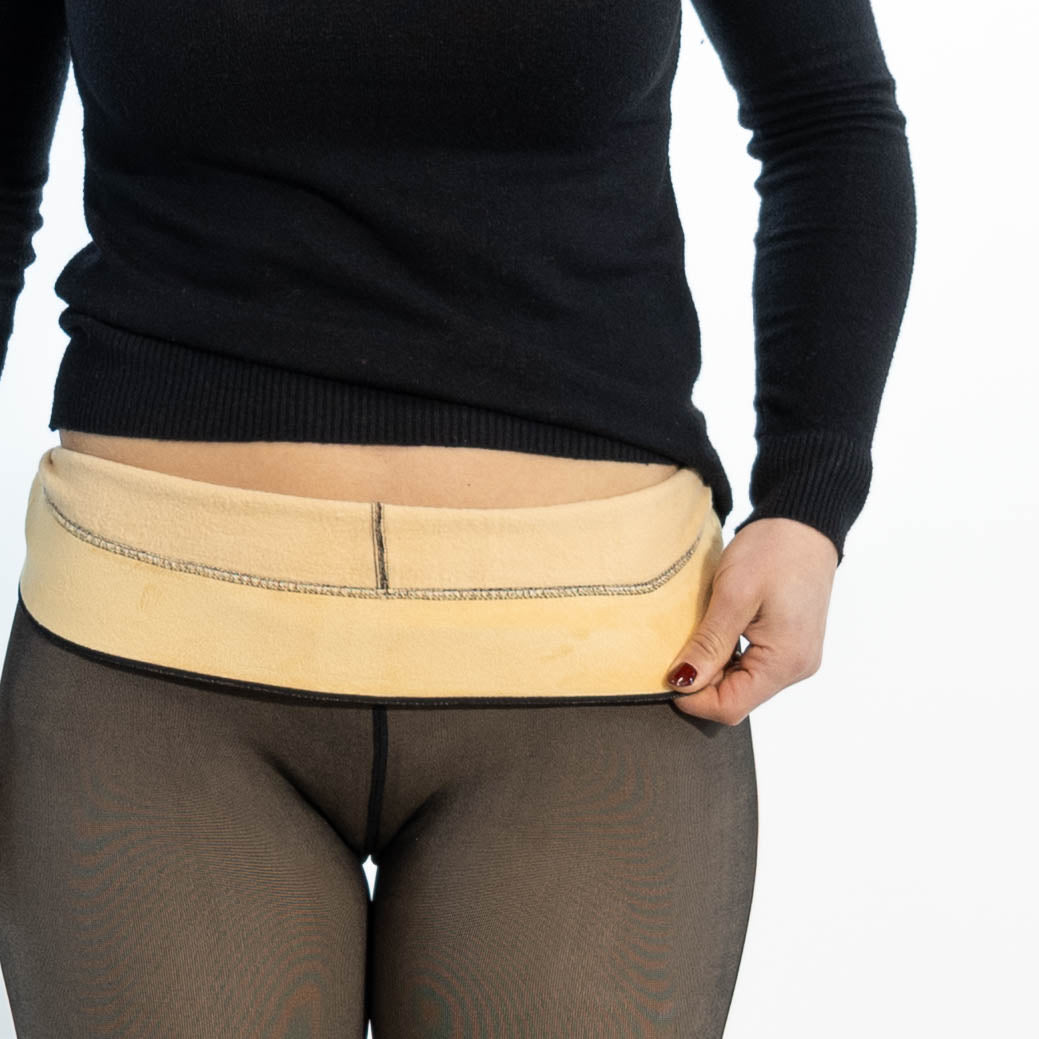 Suzzi termo strømpebukser, Sort