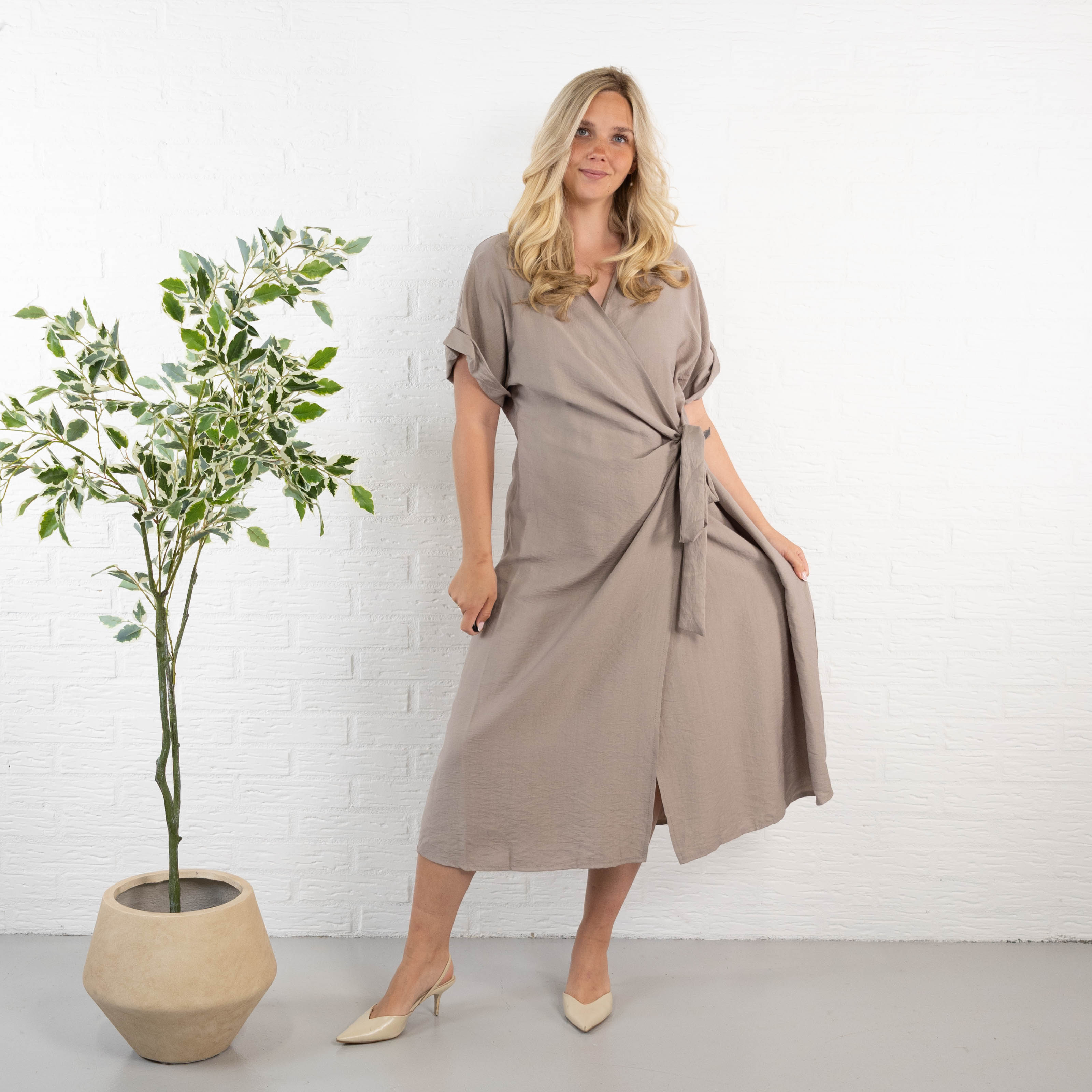 Azura kjole, Taupe