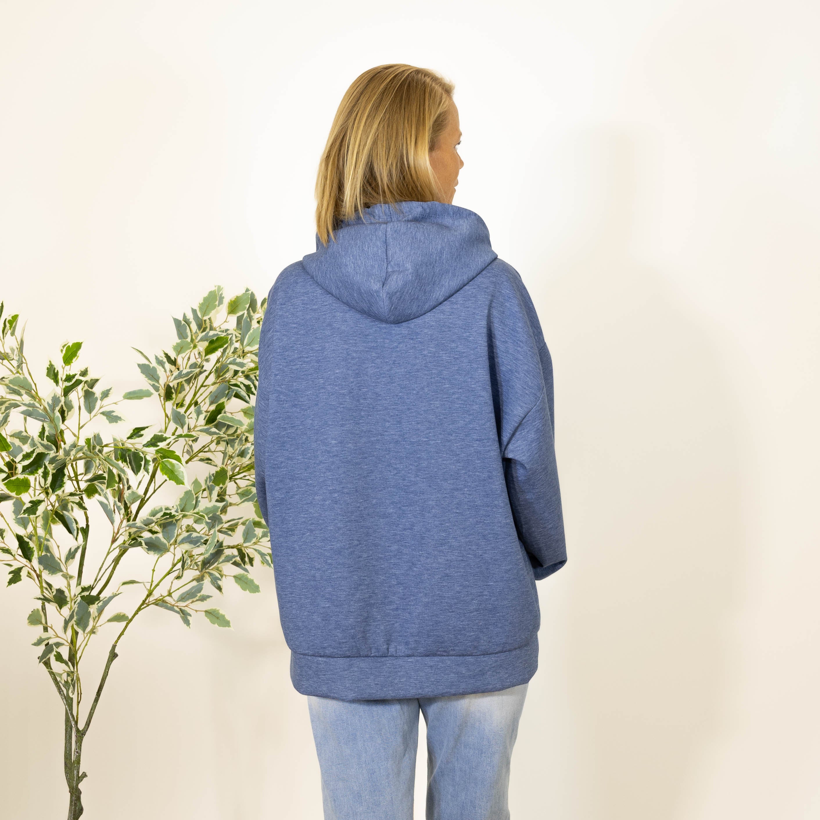 Shelby hoodie, Blå