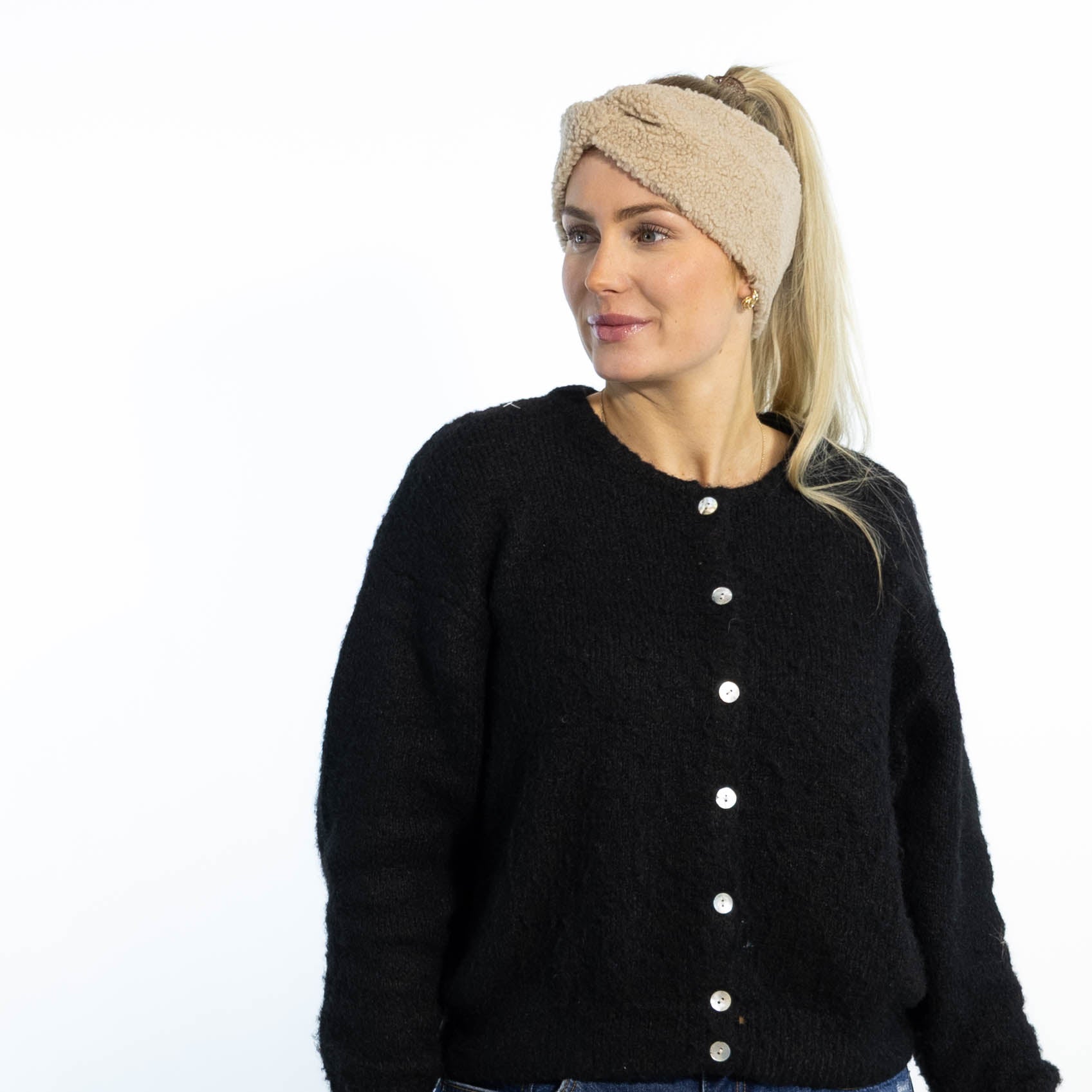 Sofia pandebånd, Beige