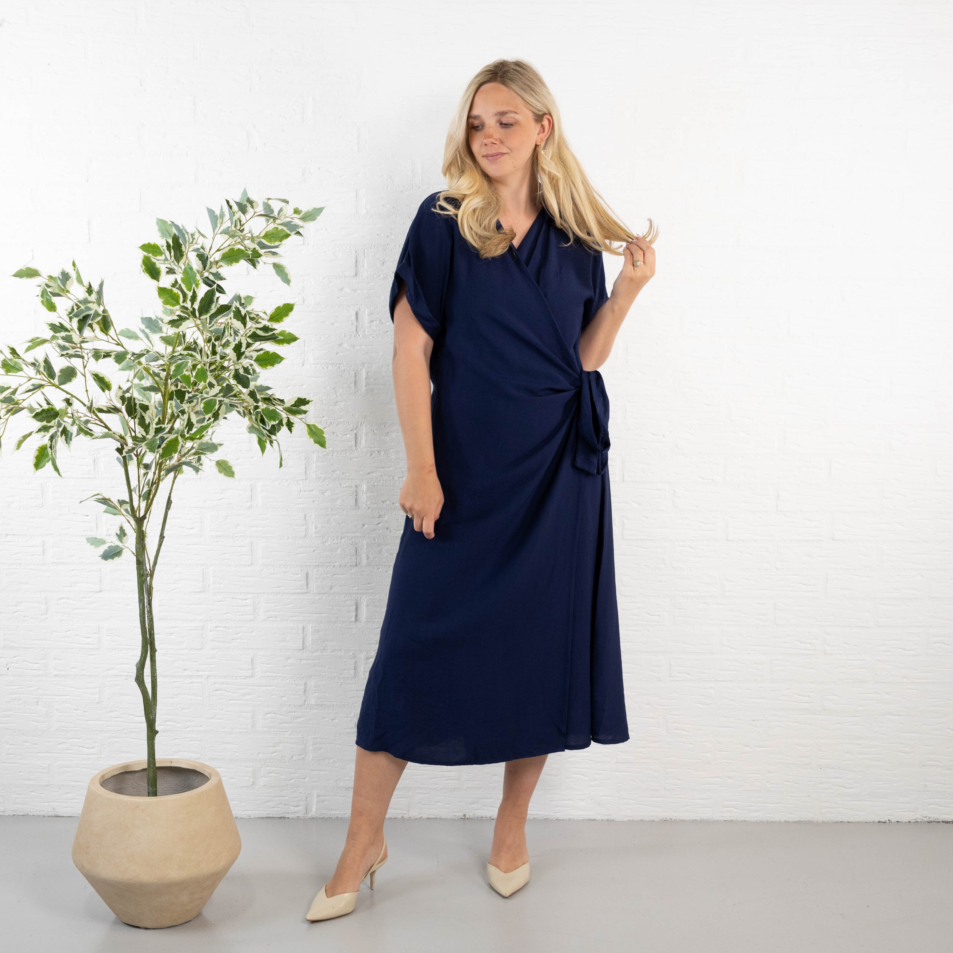 Azura kjole, Navy