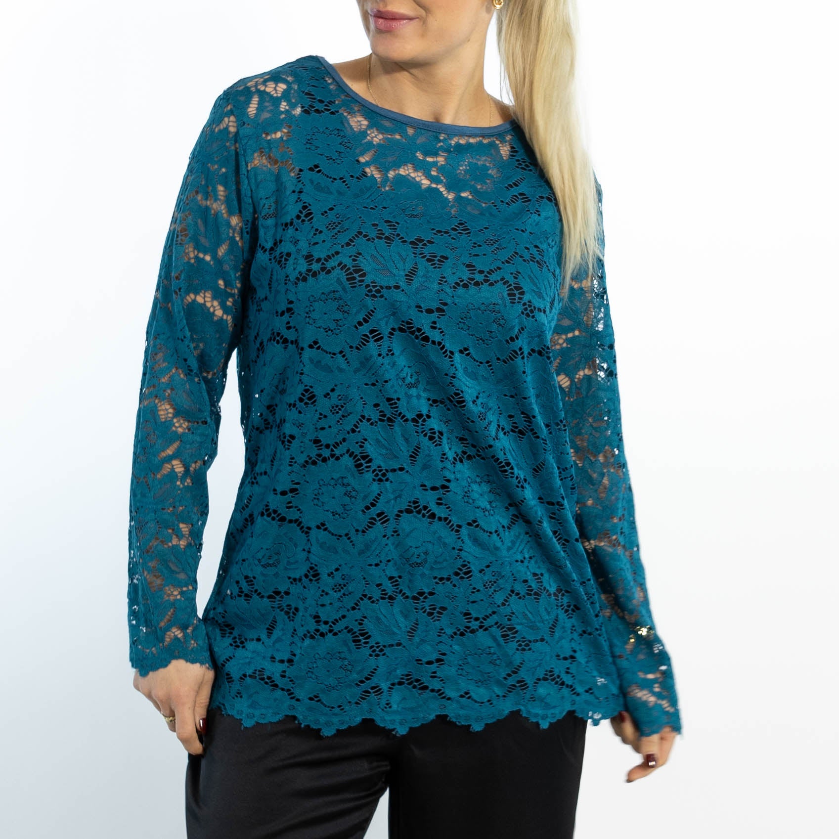 Domino lace overdel, Petrol