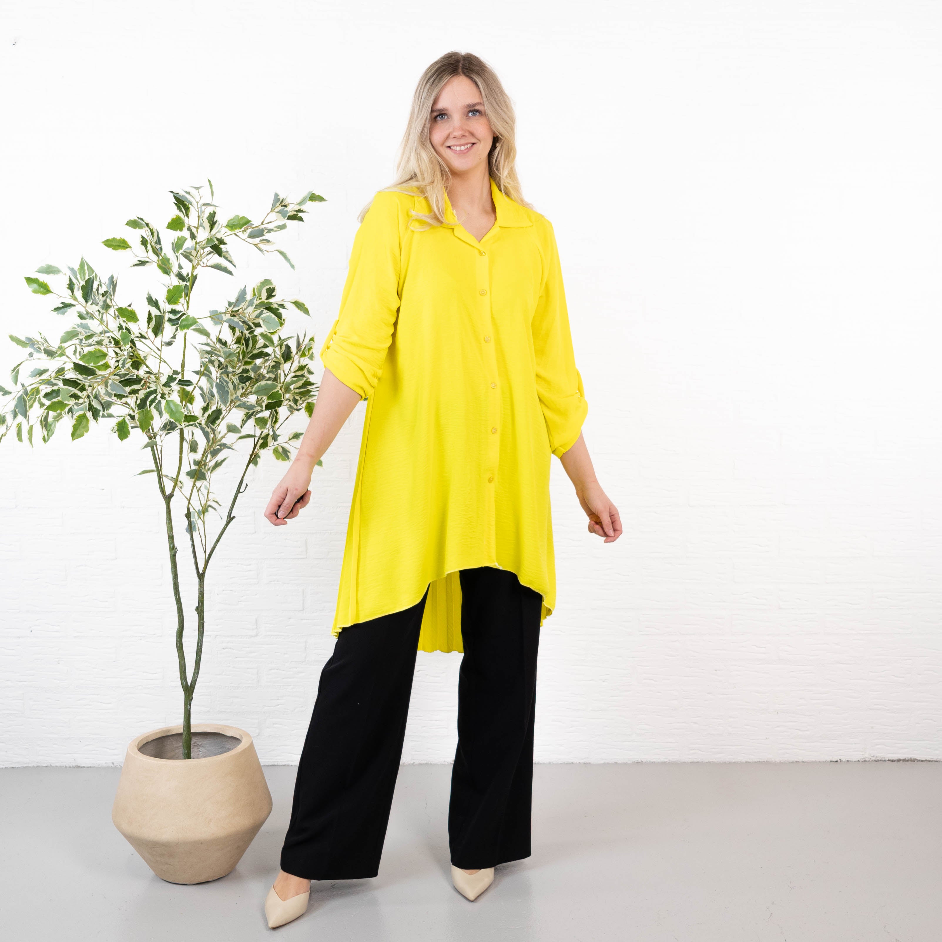 Dublin skjorte tunika, Gul