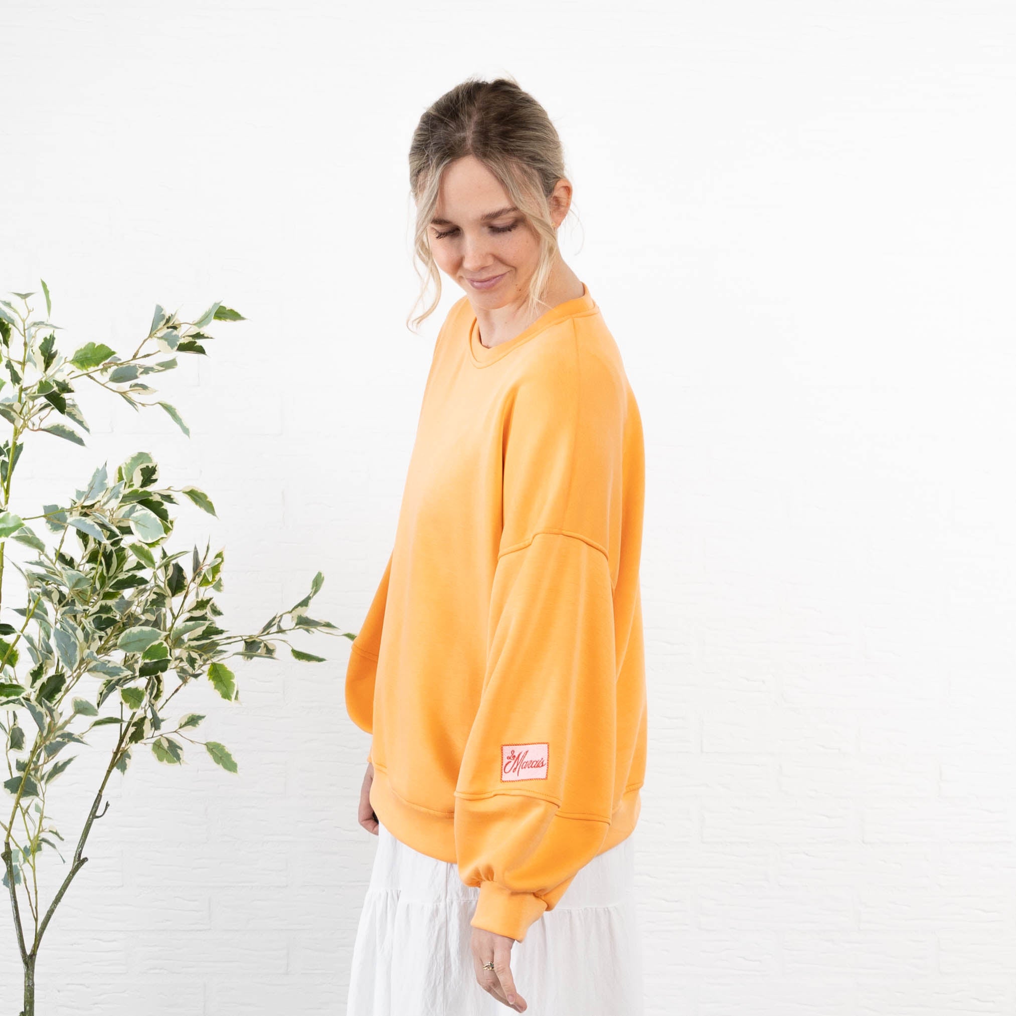 Lena sweatshirt, Fersken