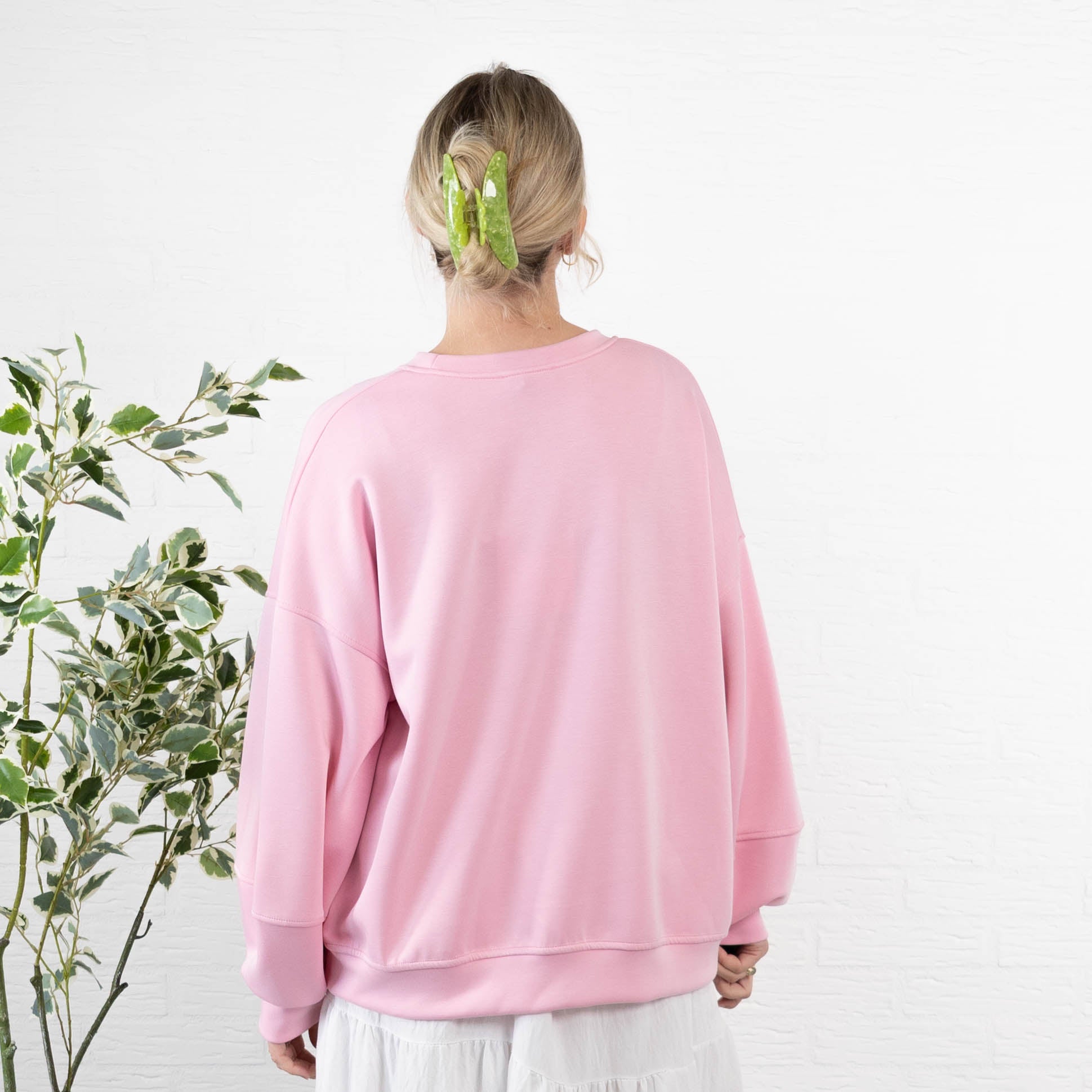 Lena sweatshirt, Lyserød