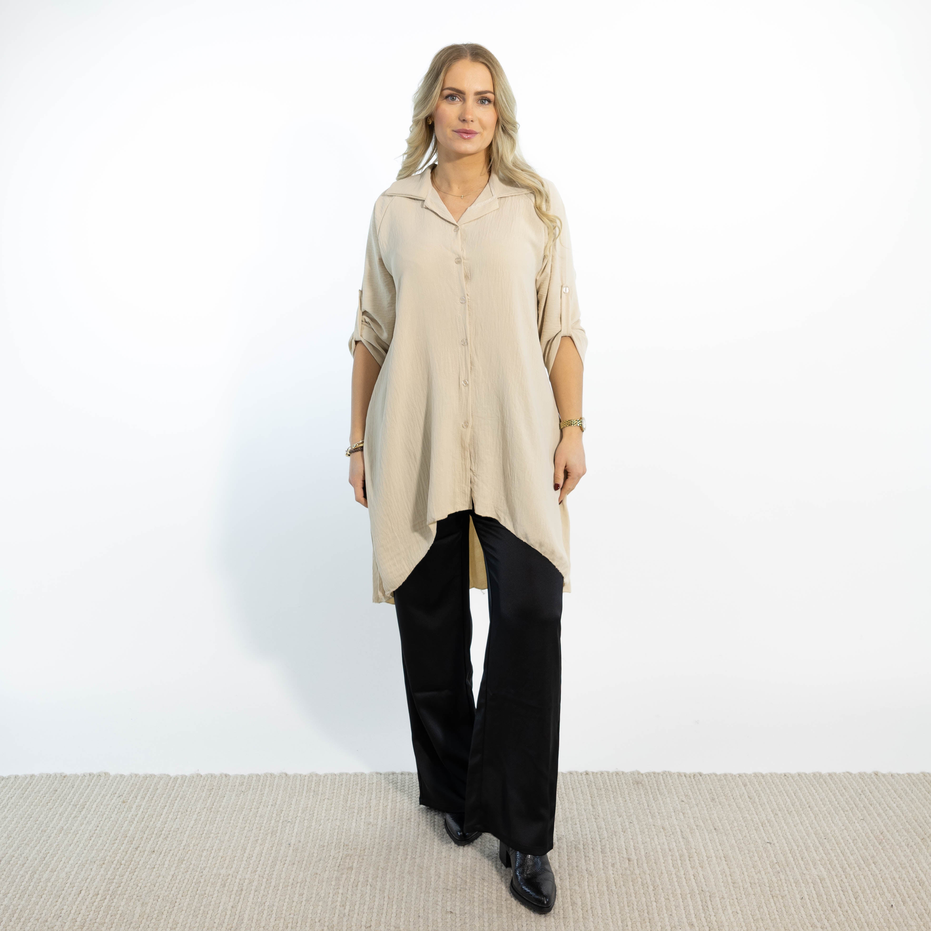 Dublin skjorte tunika, Beige