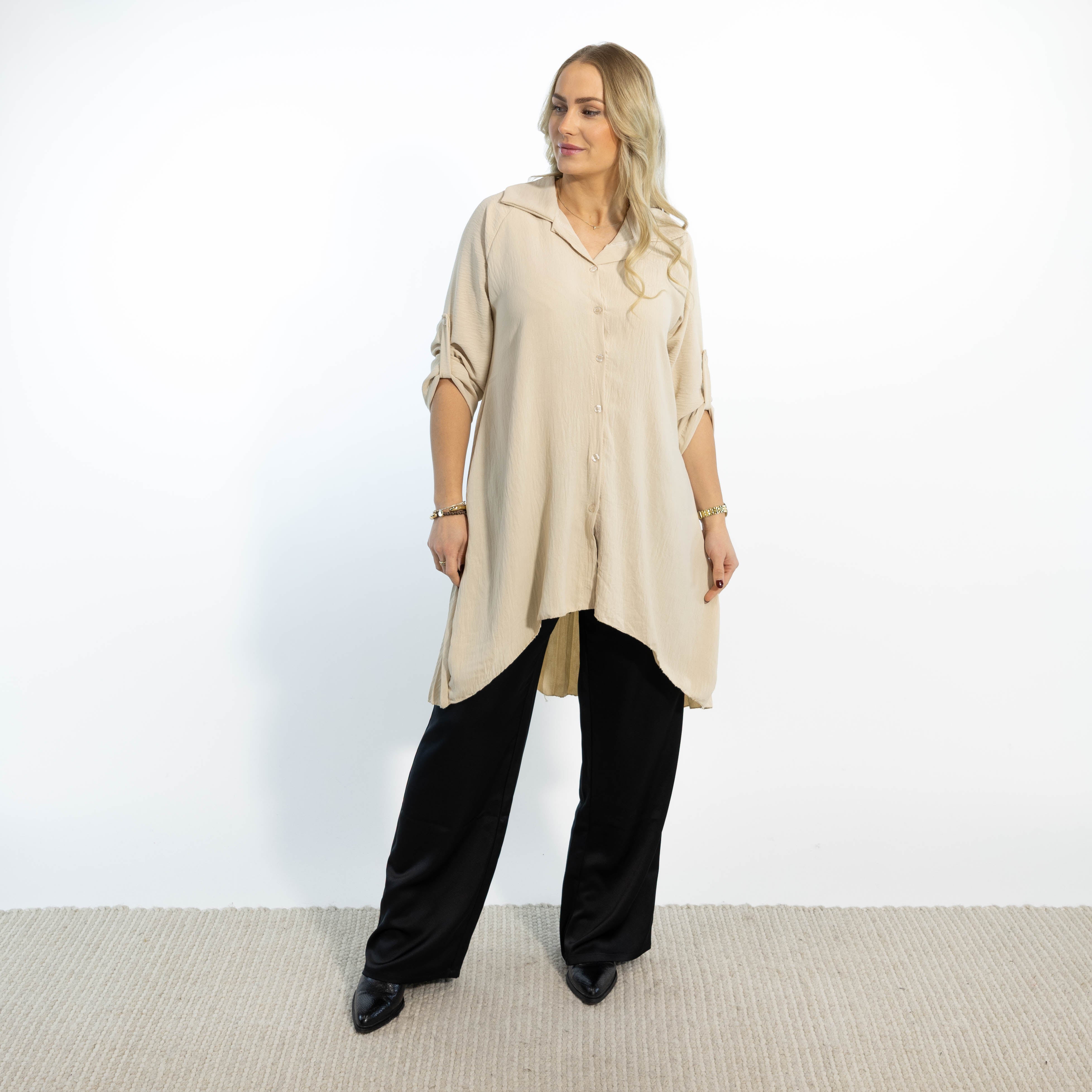Dublin skjorte tunika, Beige
