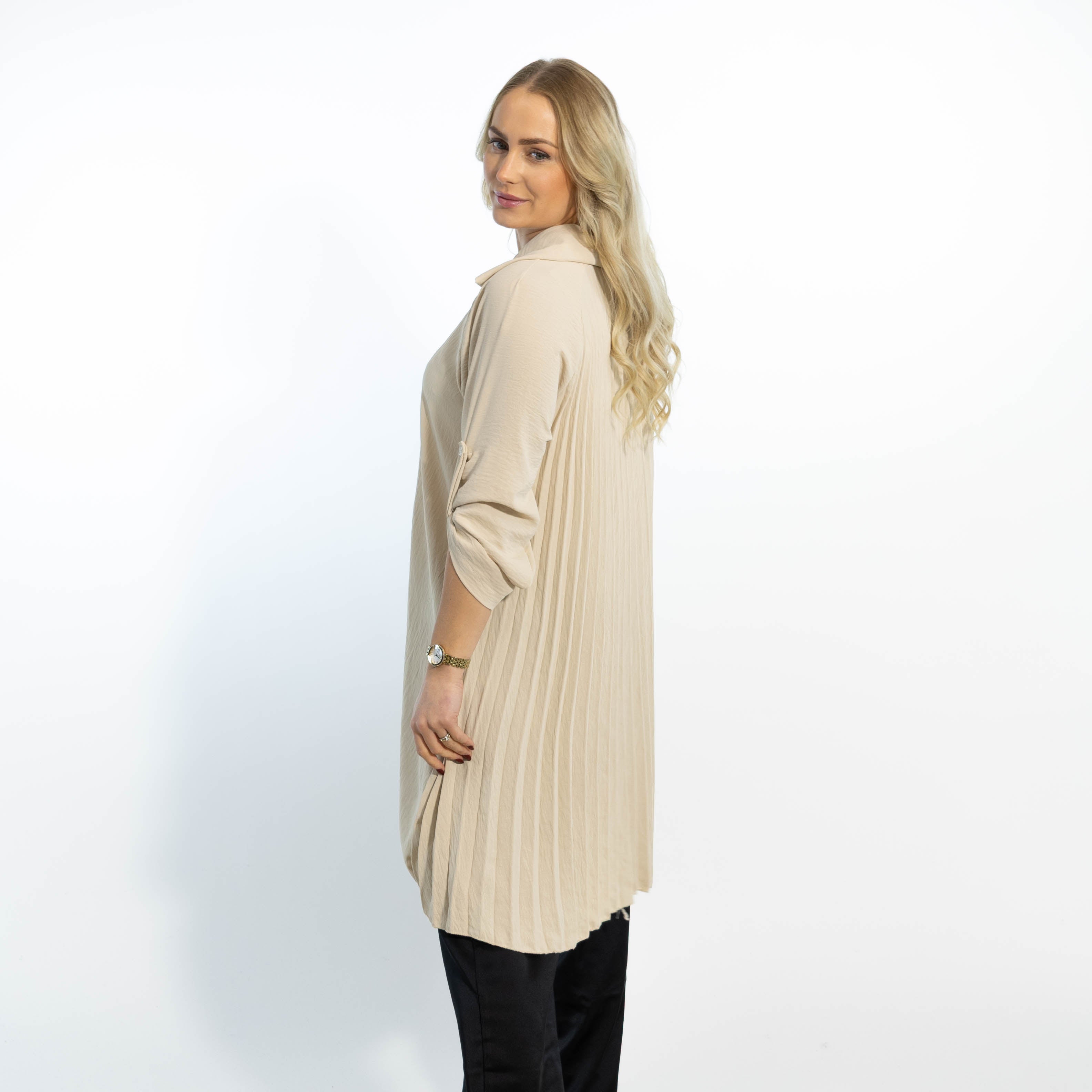 Dublin skjorte tunika, Beige