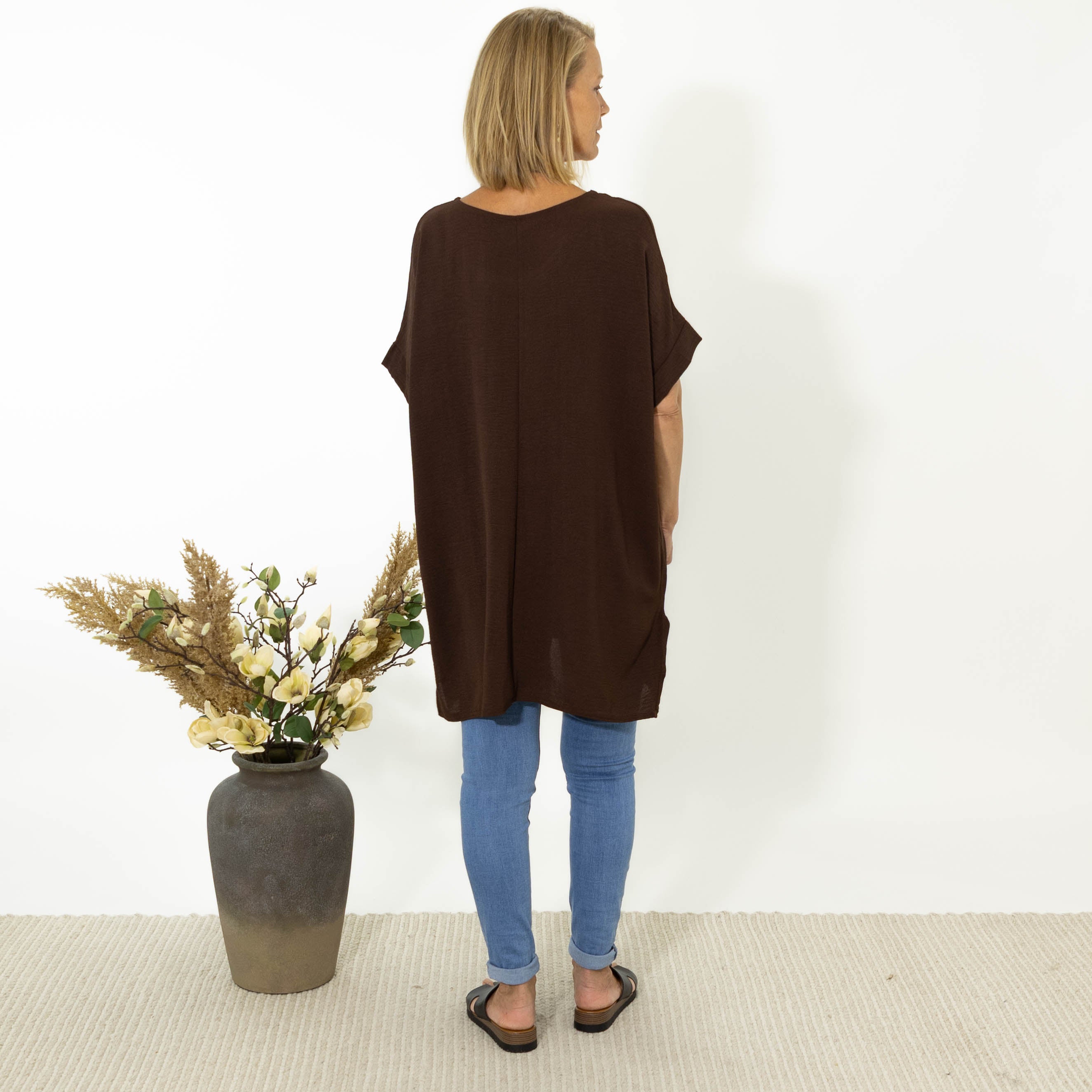 Esta bubble chiffon tunika, Choko
