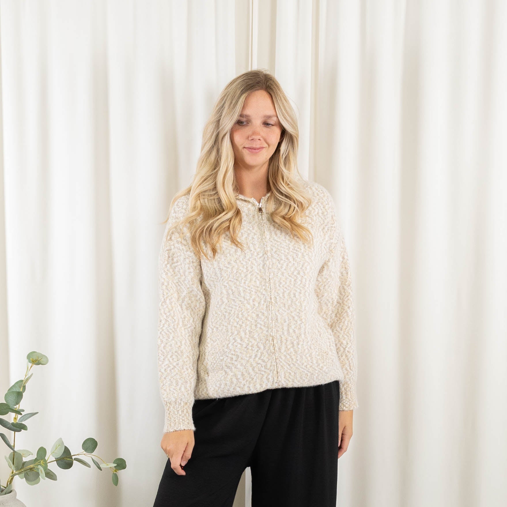 Esther cardigan, Taupe