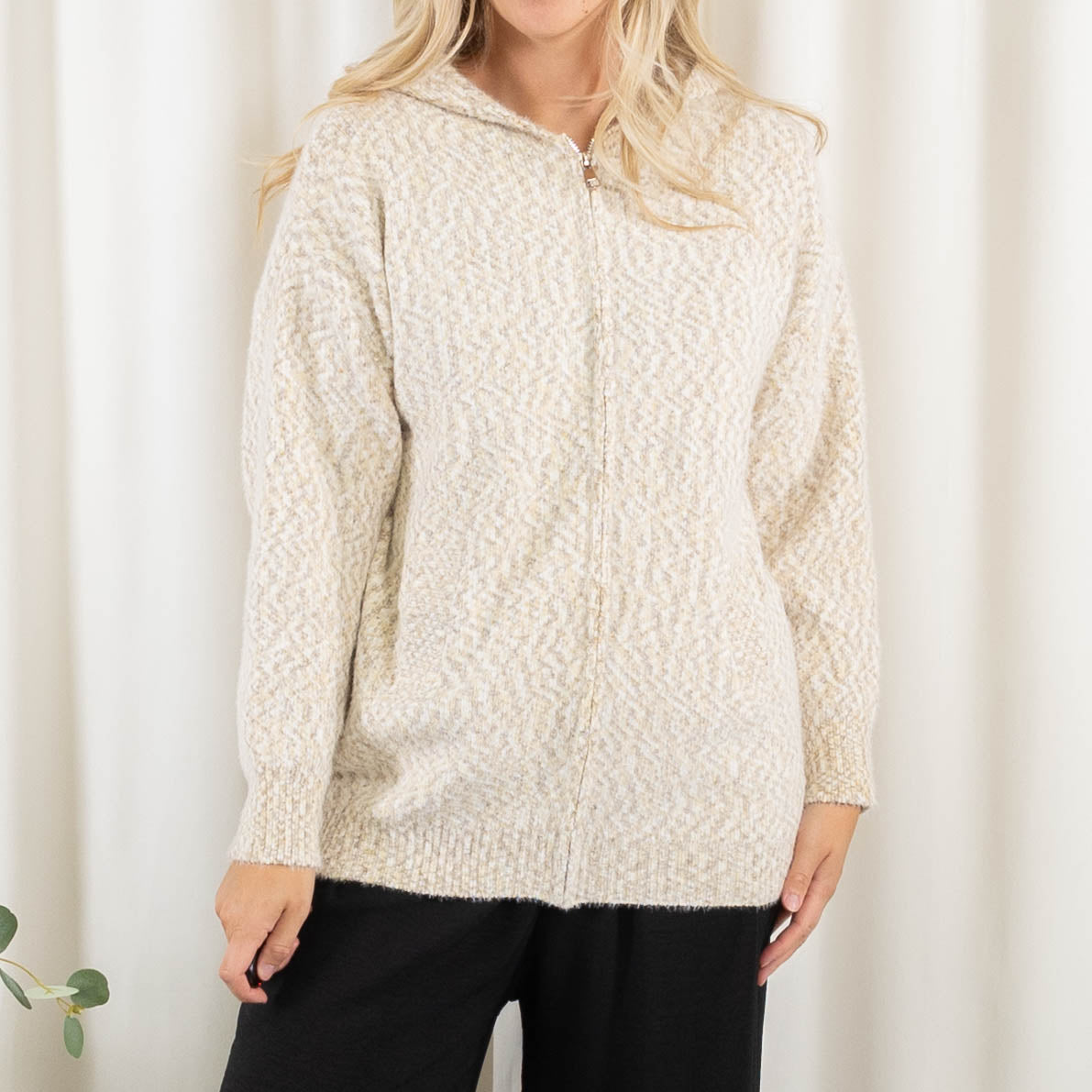 Esther cardigan, Taupe