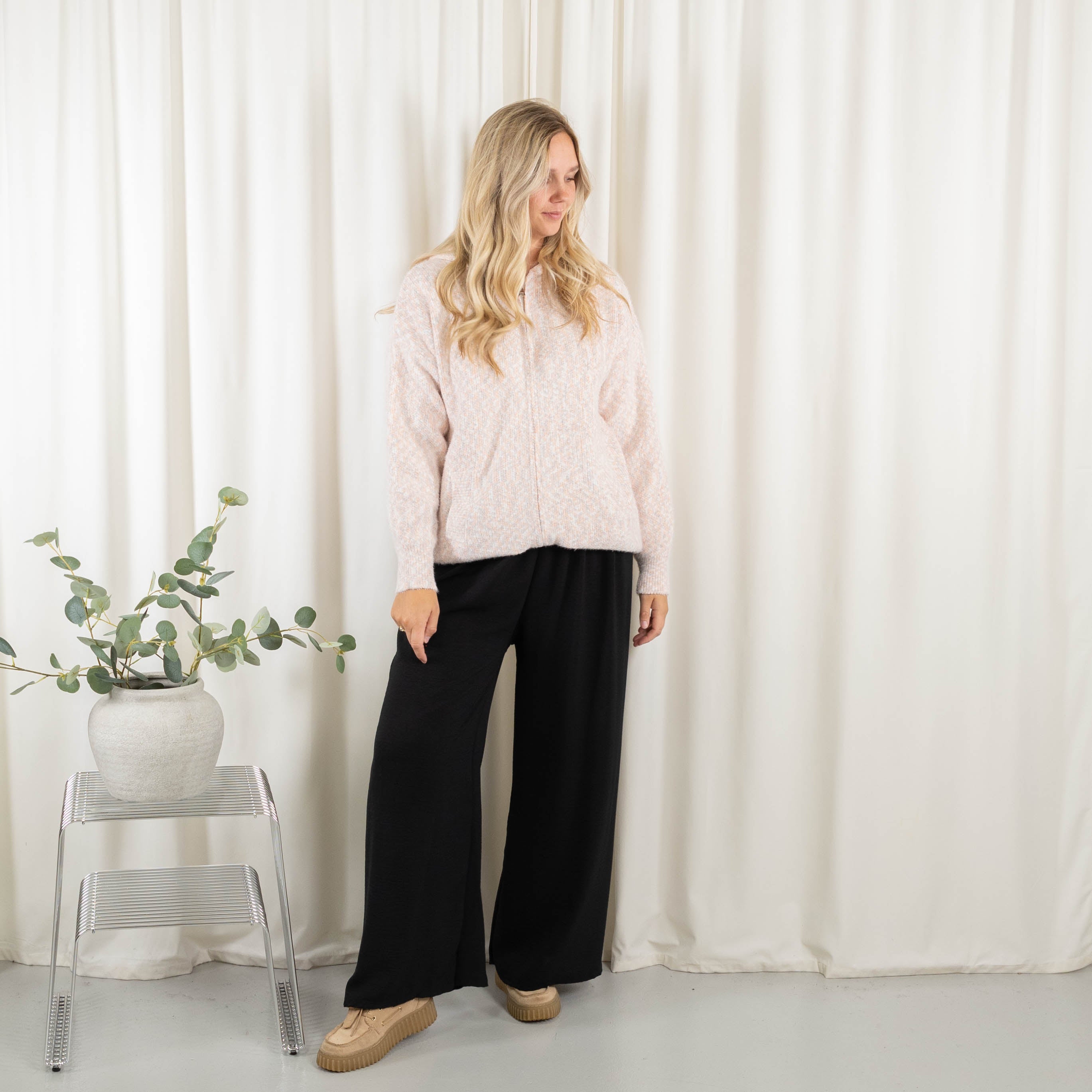 Esther cardigan, Rosa