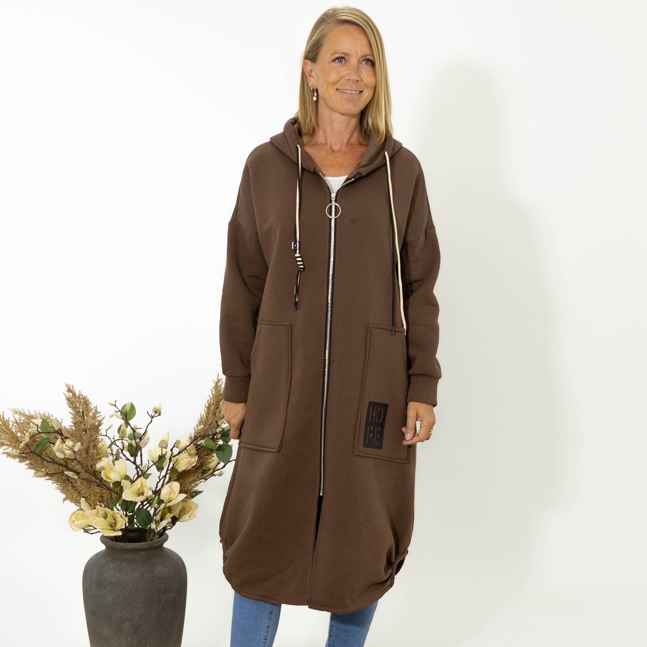 Hope sweatshirt jakke, Choko