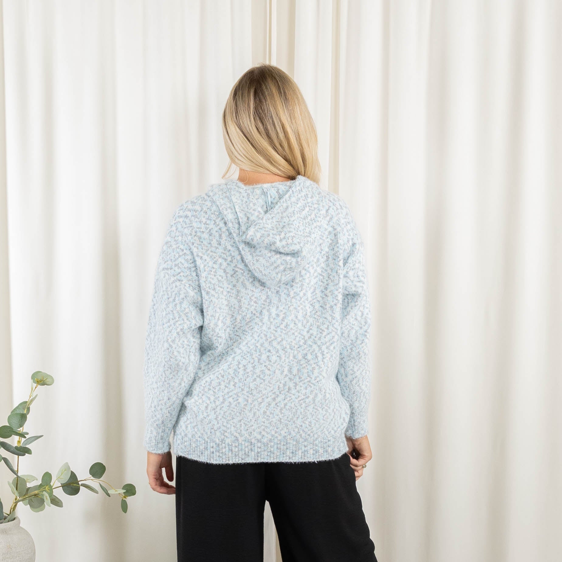 Esther cardigan, Lyseblå