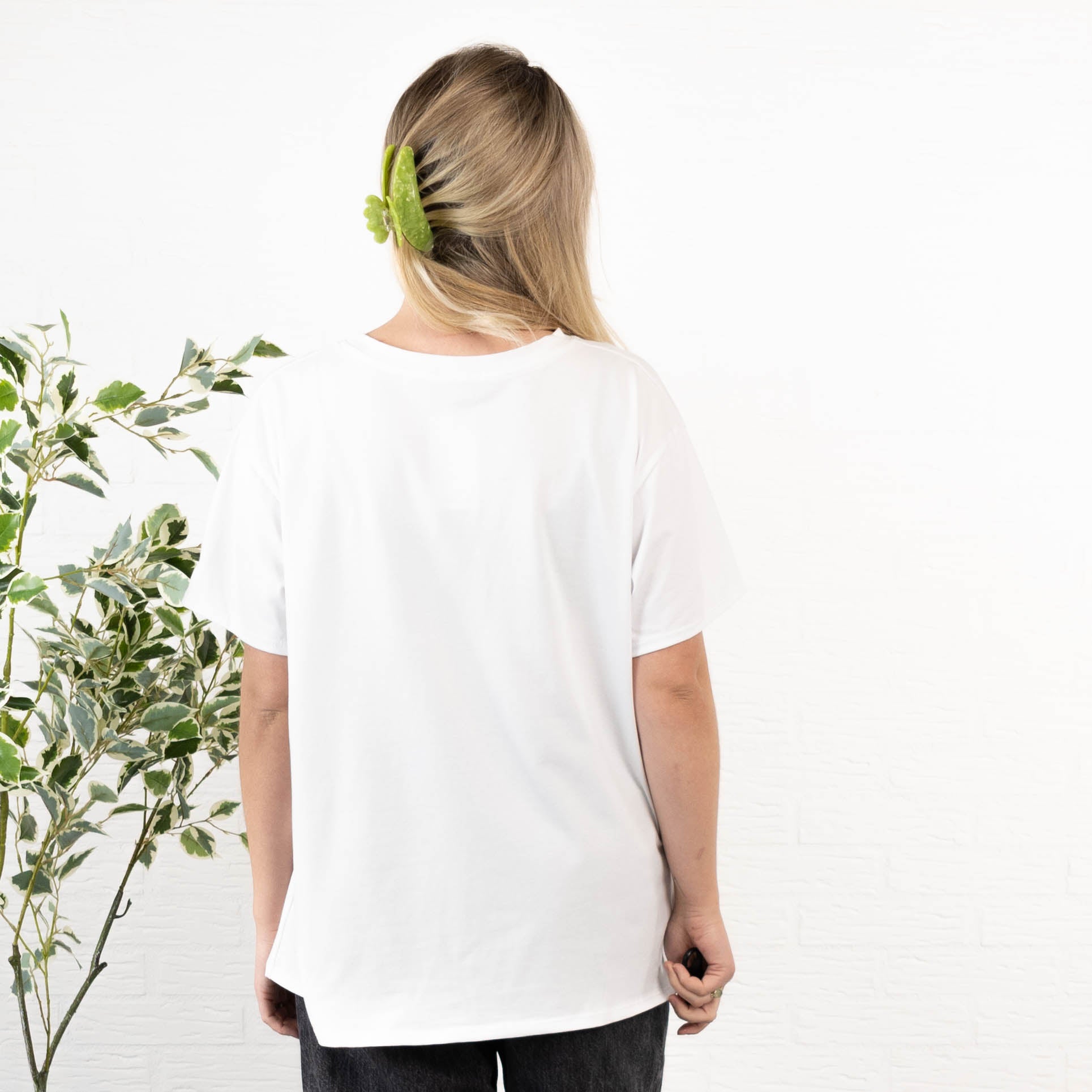 Wild and Free t-shirt, Hvid