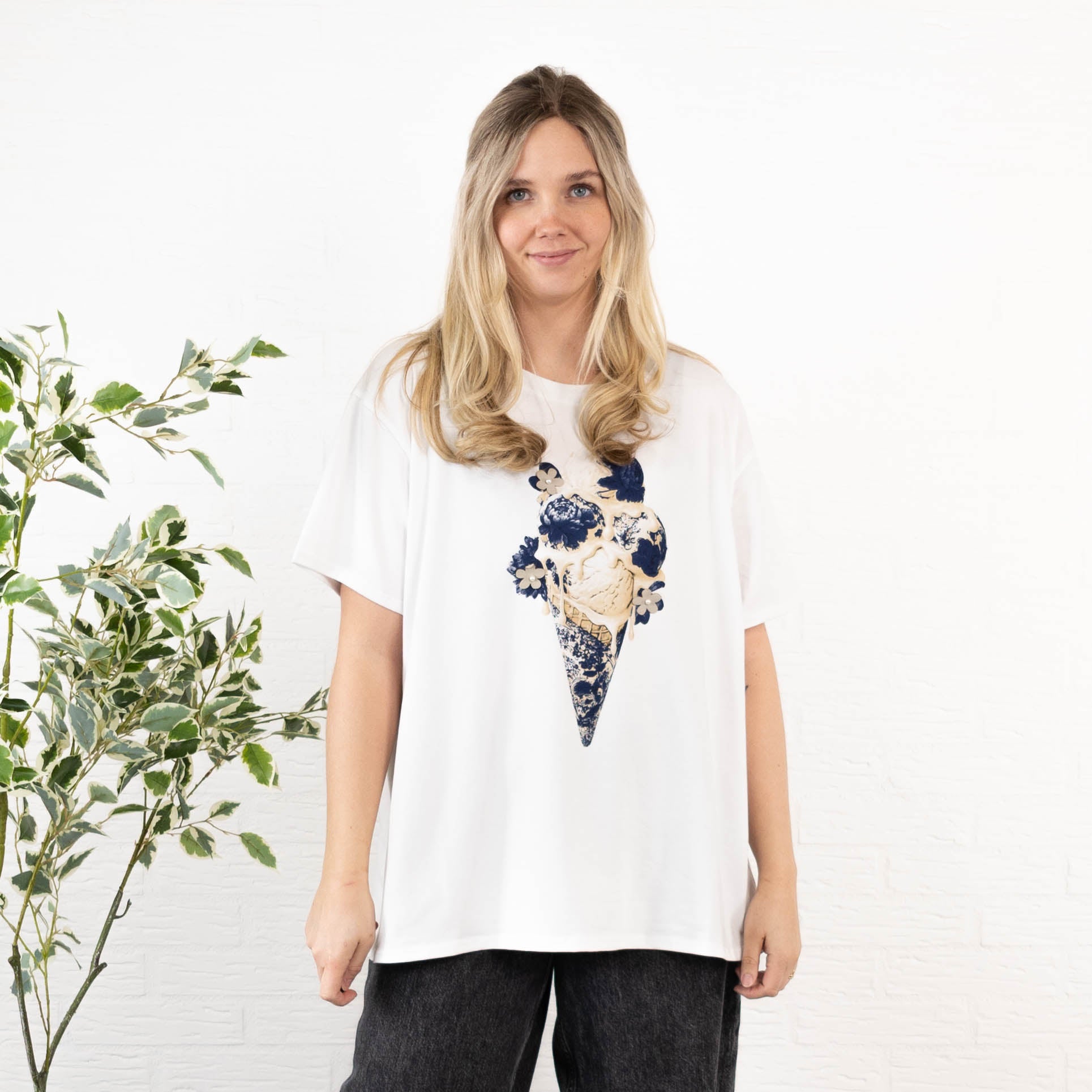 Ice Cream t-shirt, Navy