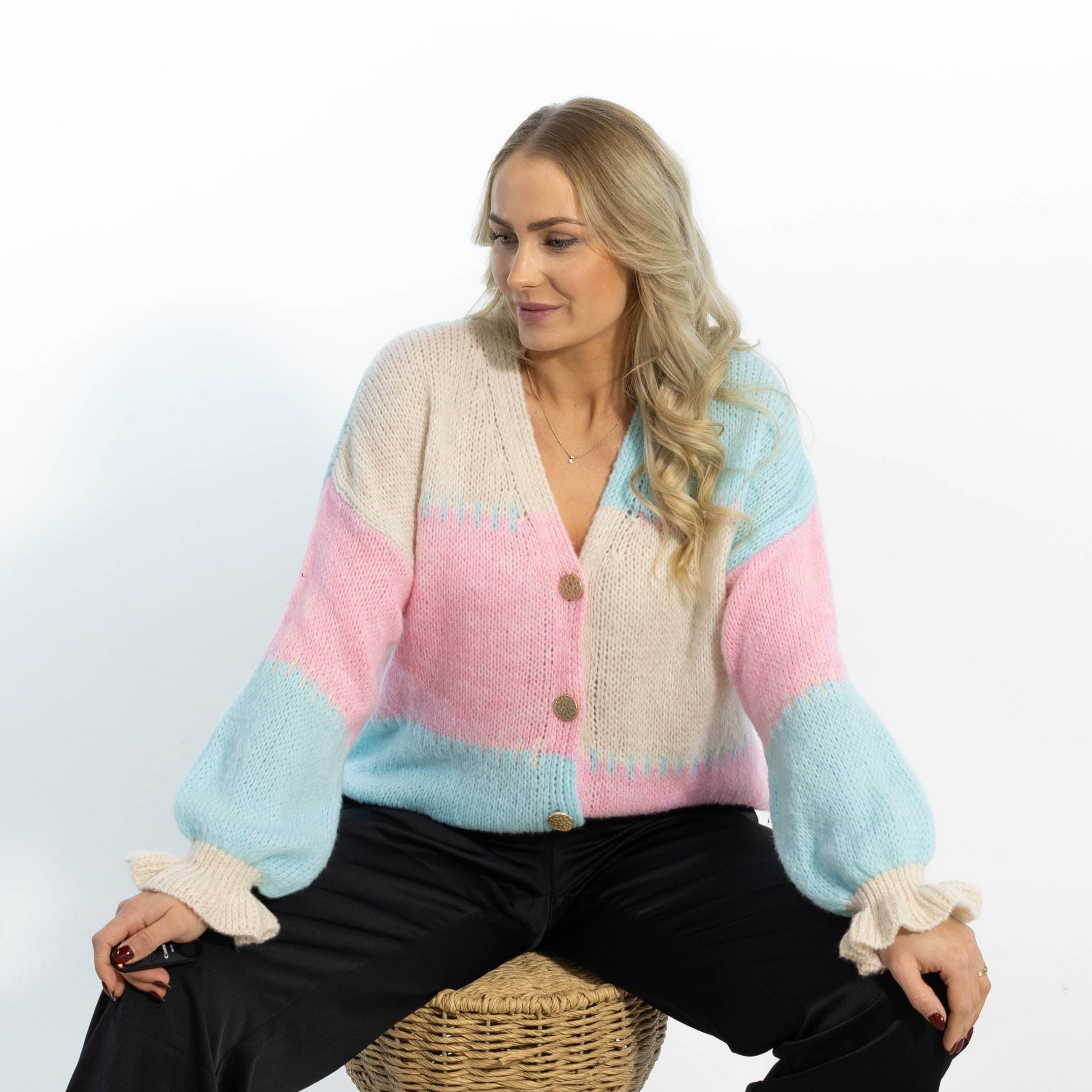 Thea Patchwork Strik, Turkis