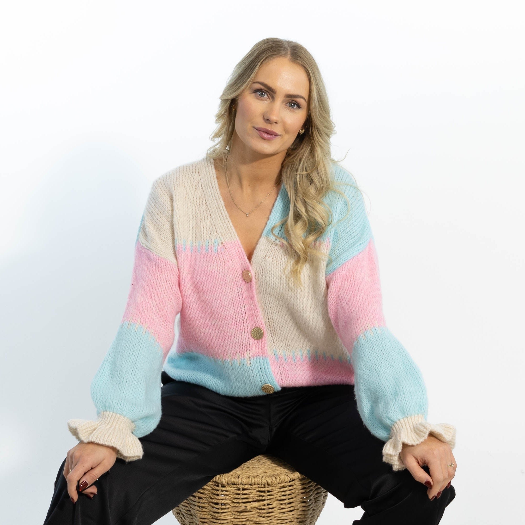 Thea Patchwork Strik, Turkis