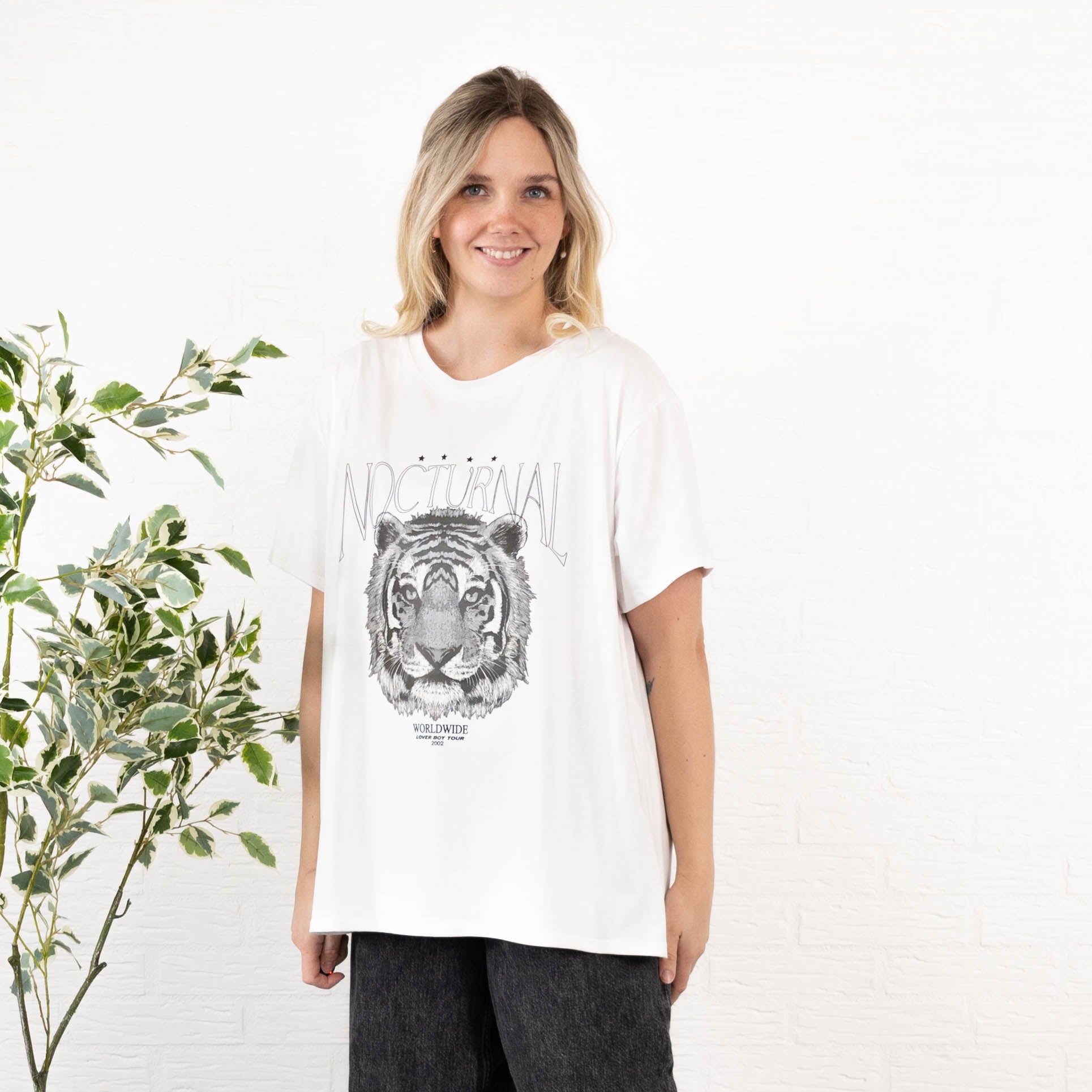 Nocturnal t-shirt, Hvid