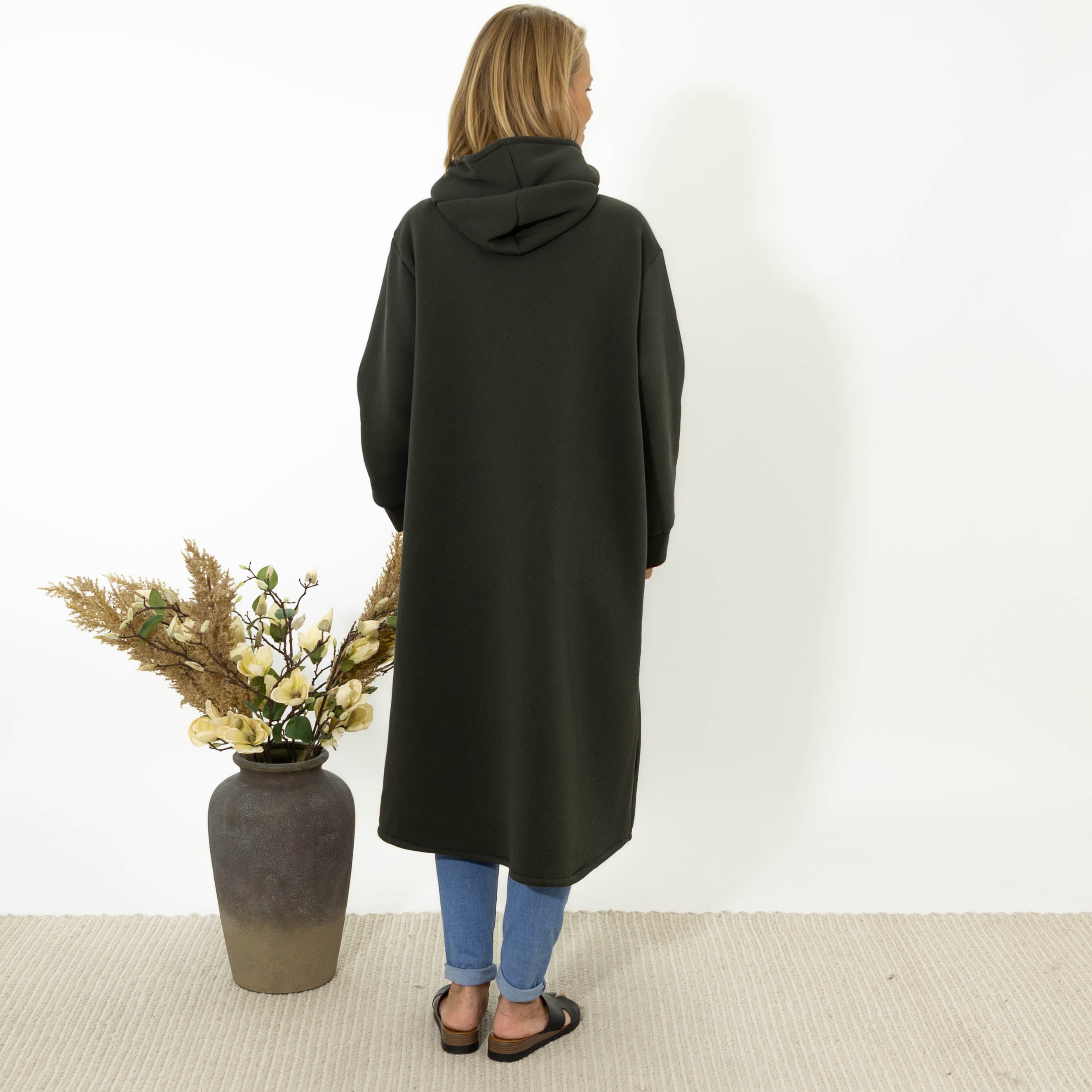 Bertie sweatshirt jakke, Khaki