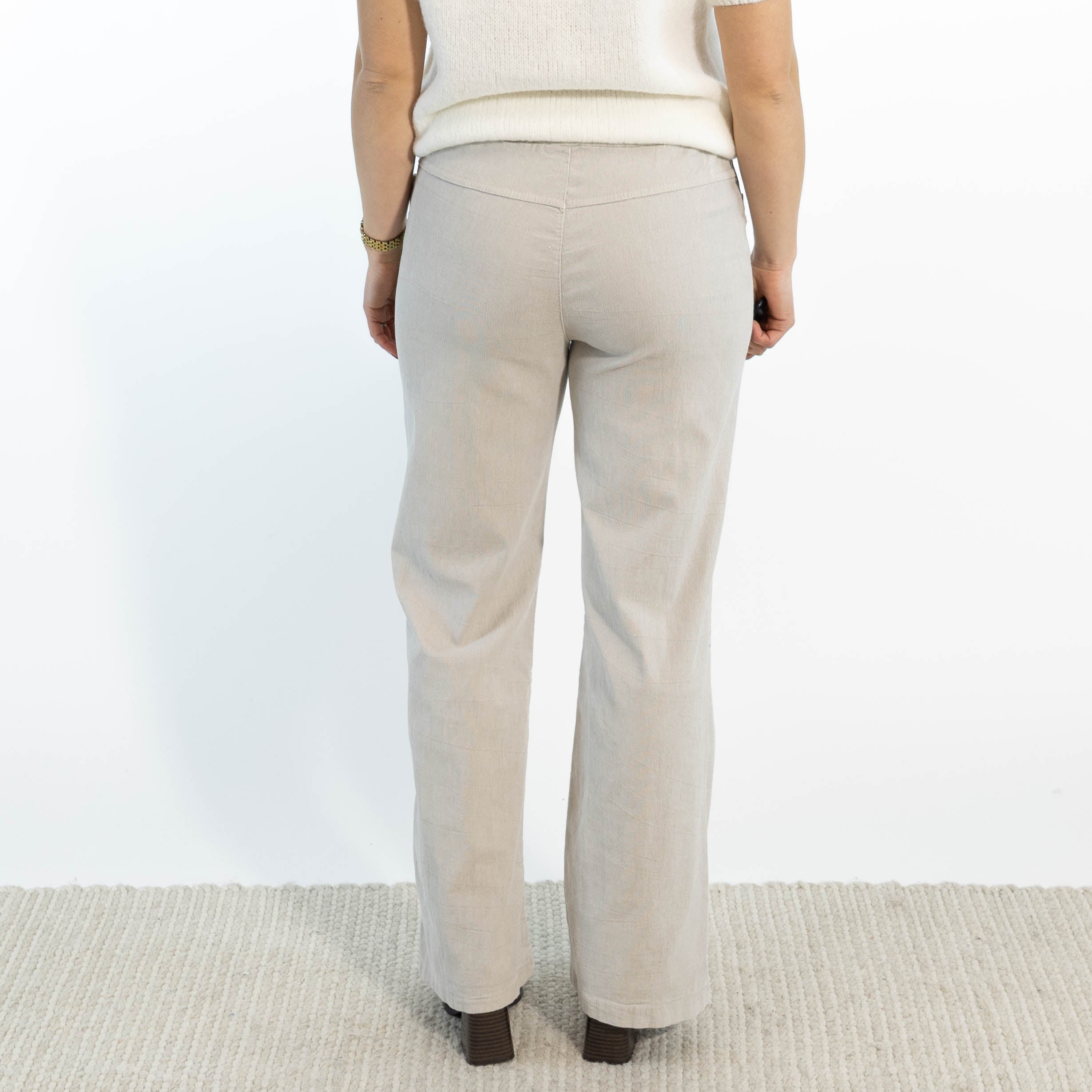 Christy fløjlsbukser, Beige