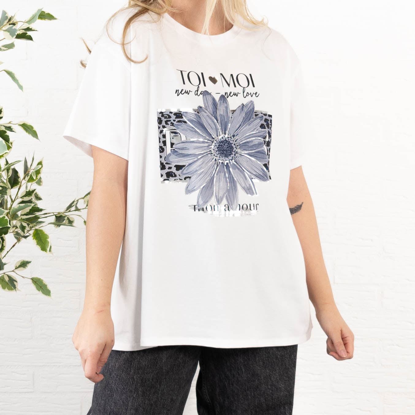 Tio Moi t-shirt, Navy