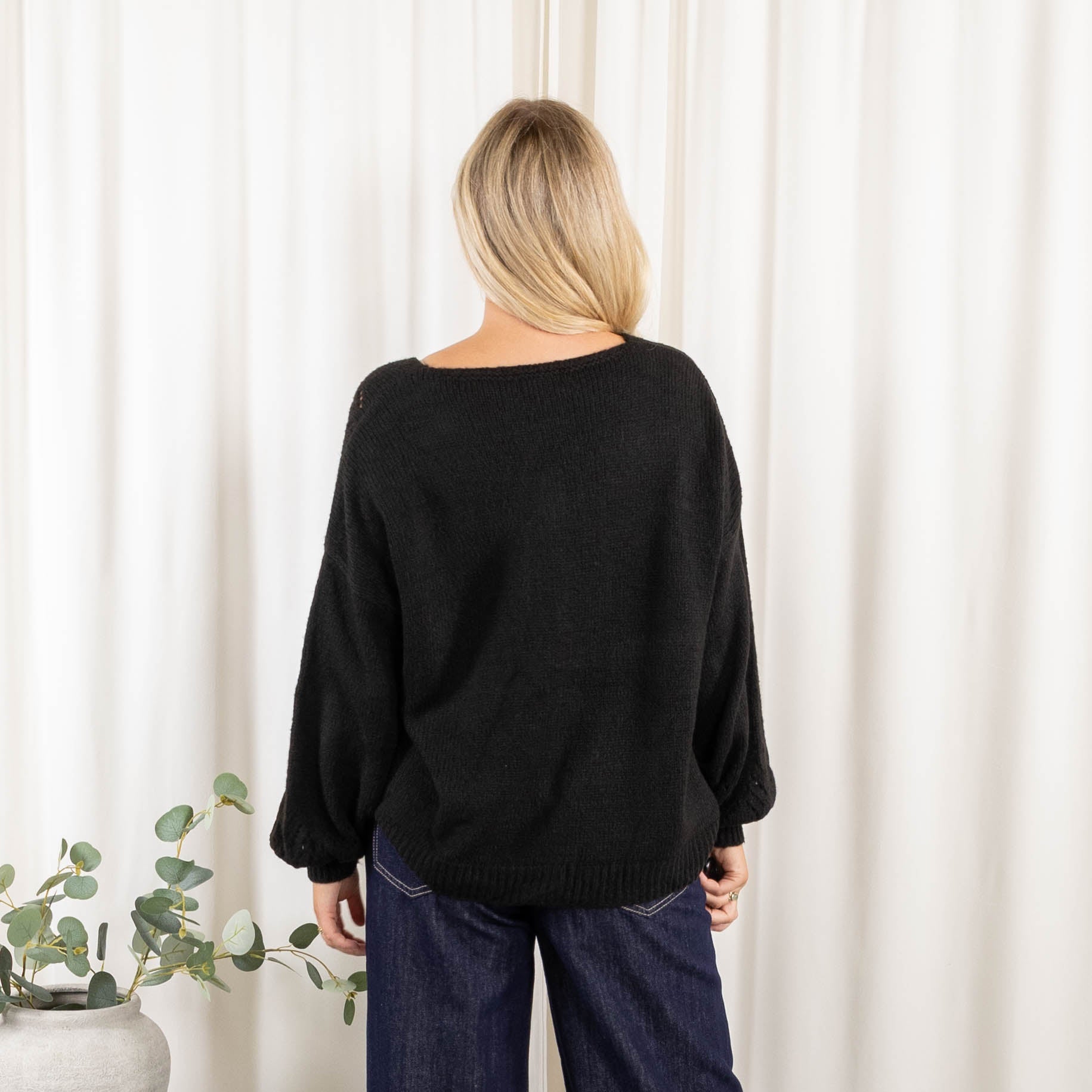 Katlyn cardigan, Sort
