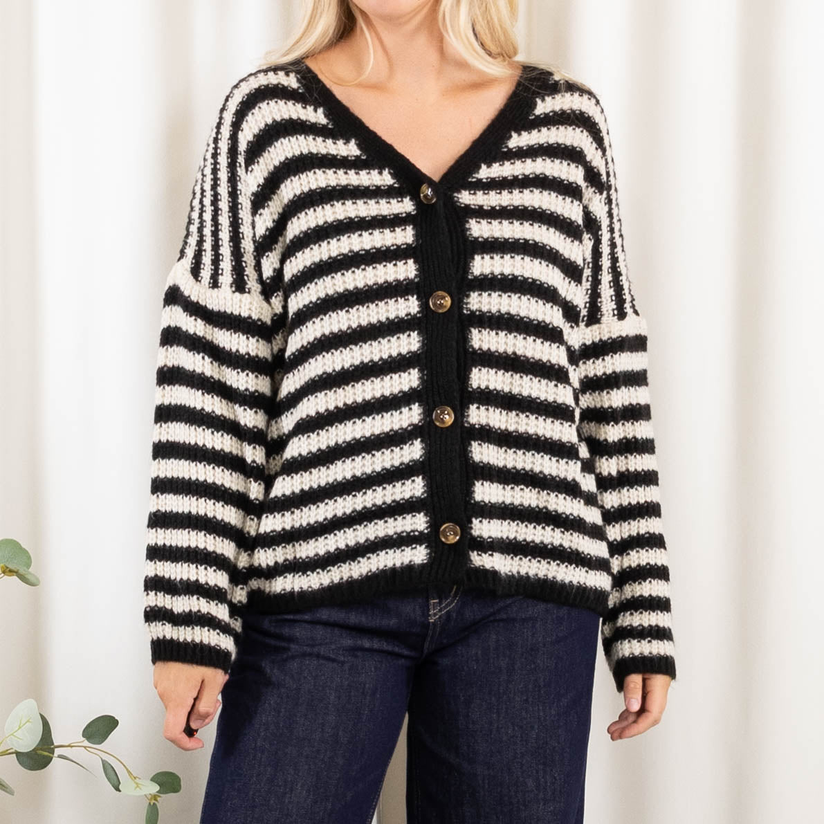 Jonna cardigan, Sort