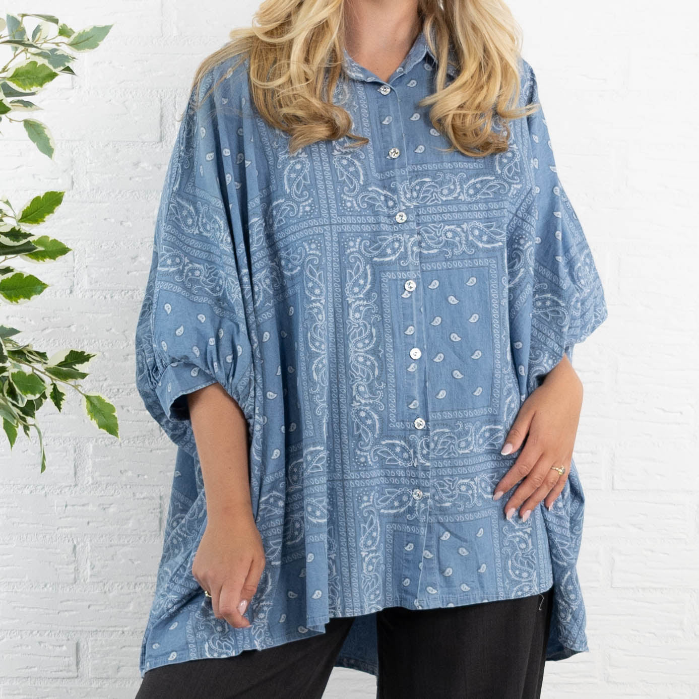 Christa skjorte, Denim