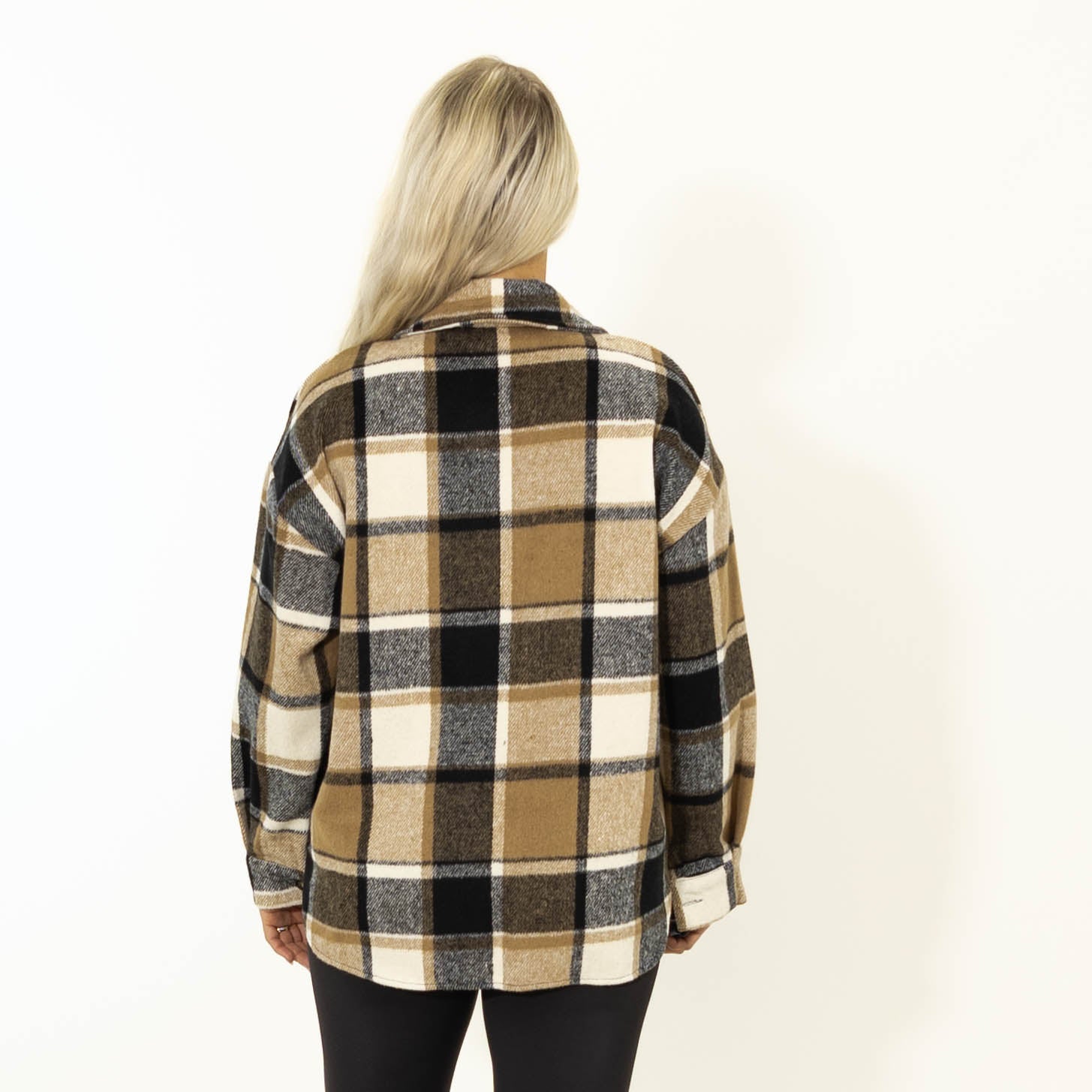 Stacey ternet skovmands jakke, Camel
