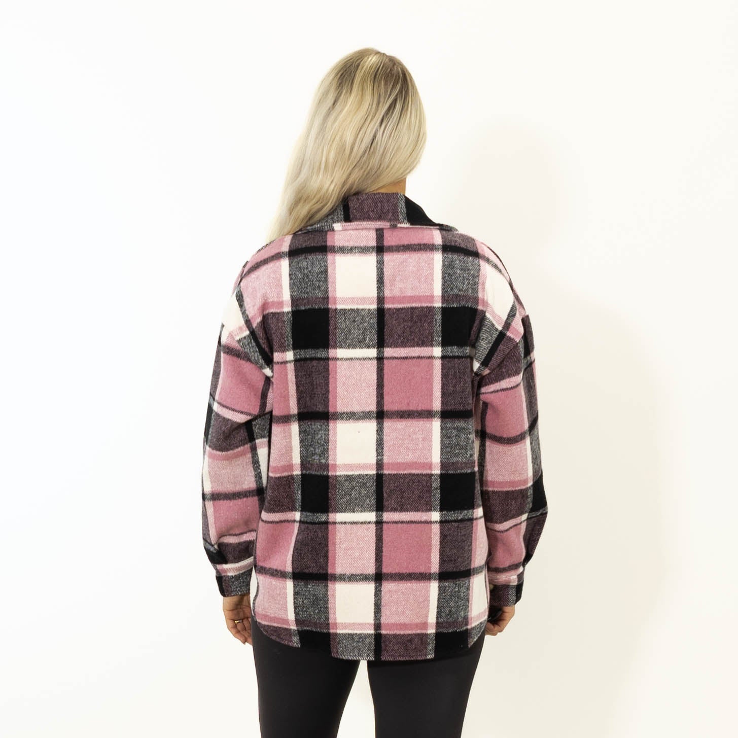 Stacey ternet skovmands jakke, Rosa