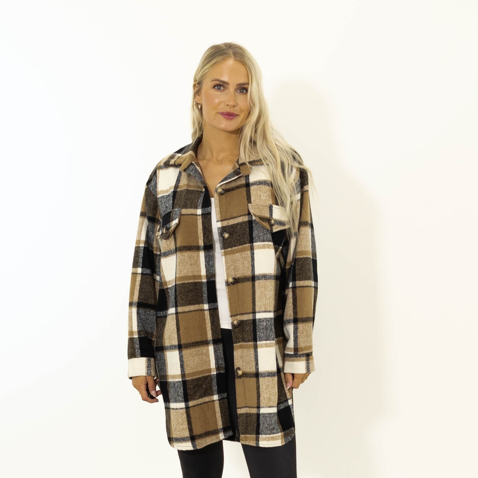 Amber ternet skovmands jakke, Camel