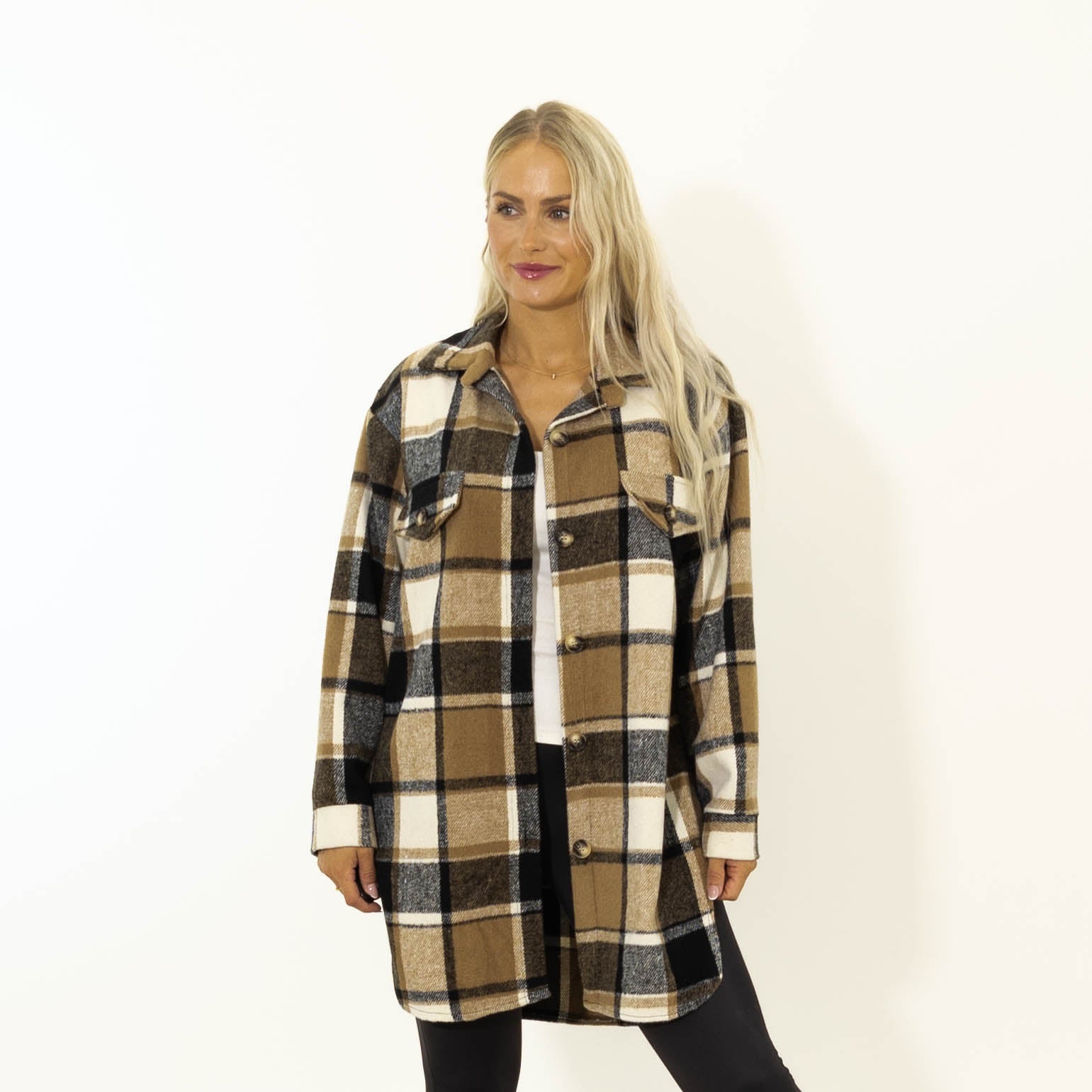 Amber ternet skovmands jakke, Camel