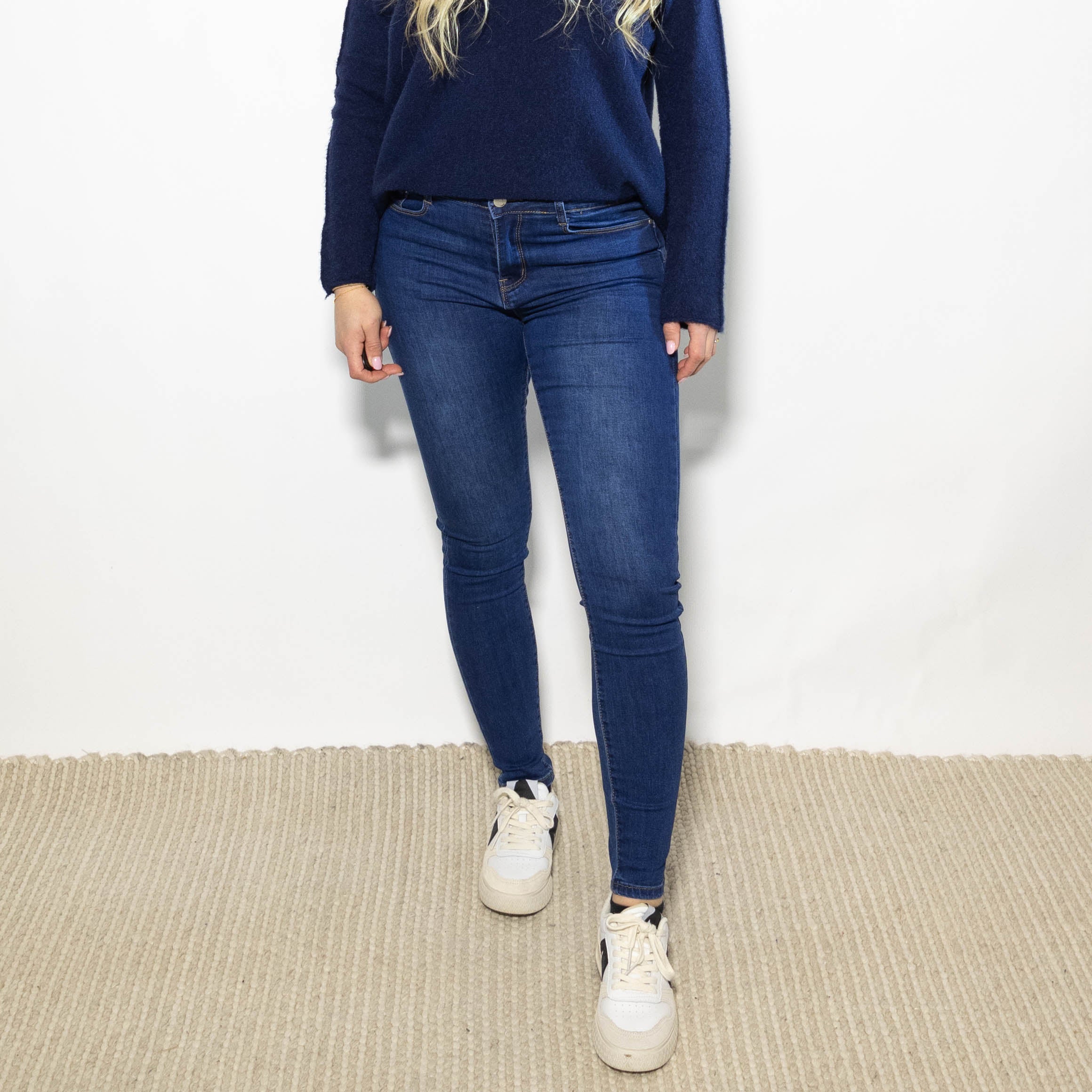 Petra push up jeans, Mørkvask