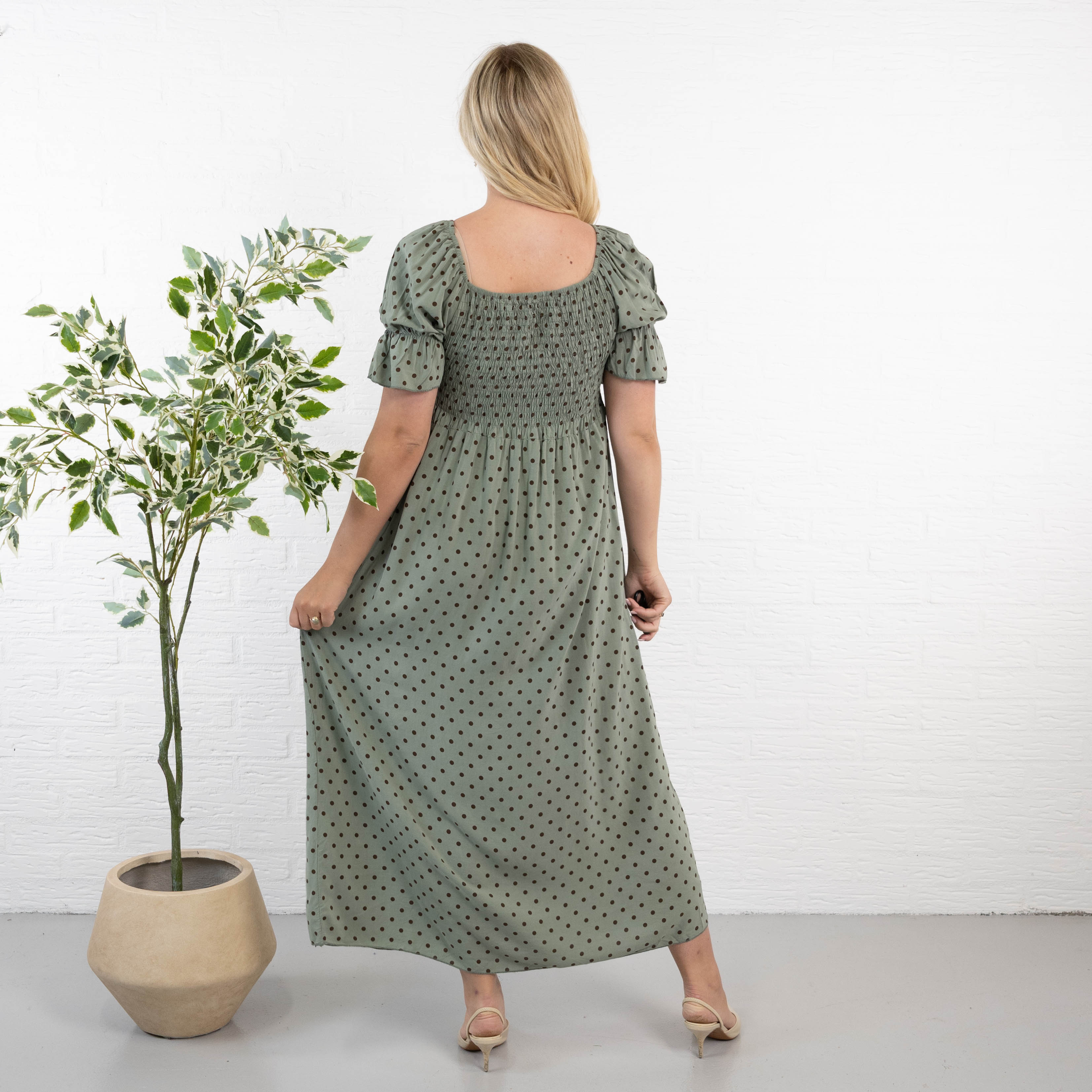 Amora kjole, Khaki