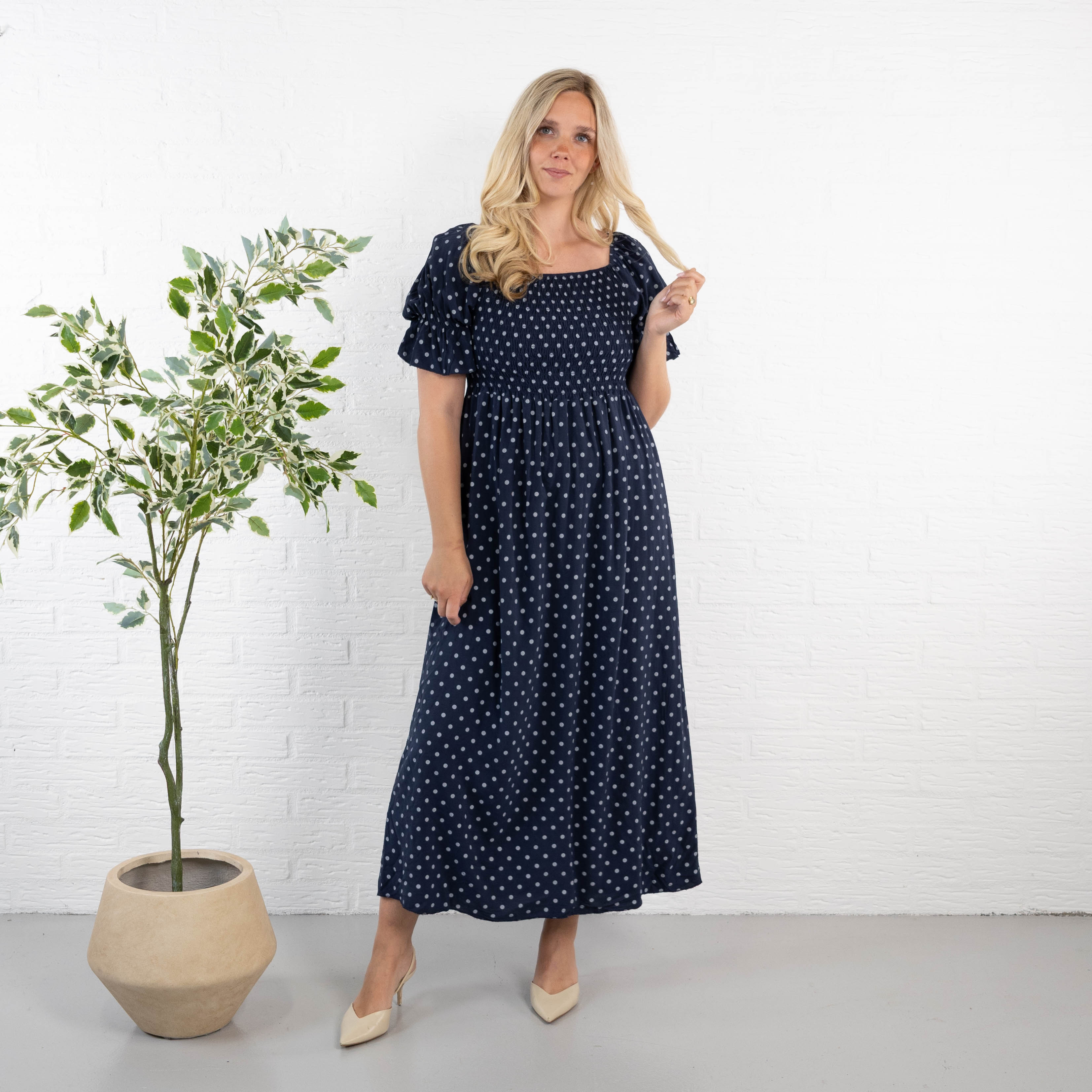 Amora kjole, Navy