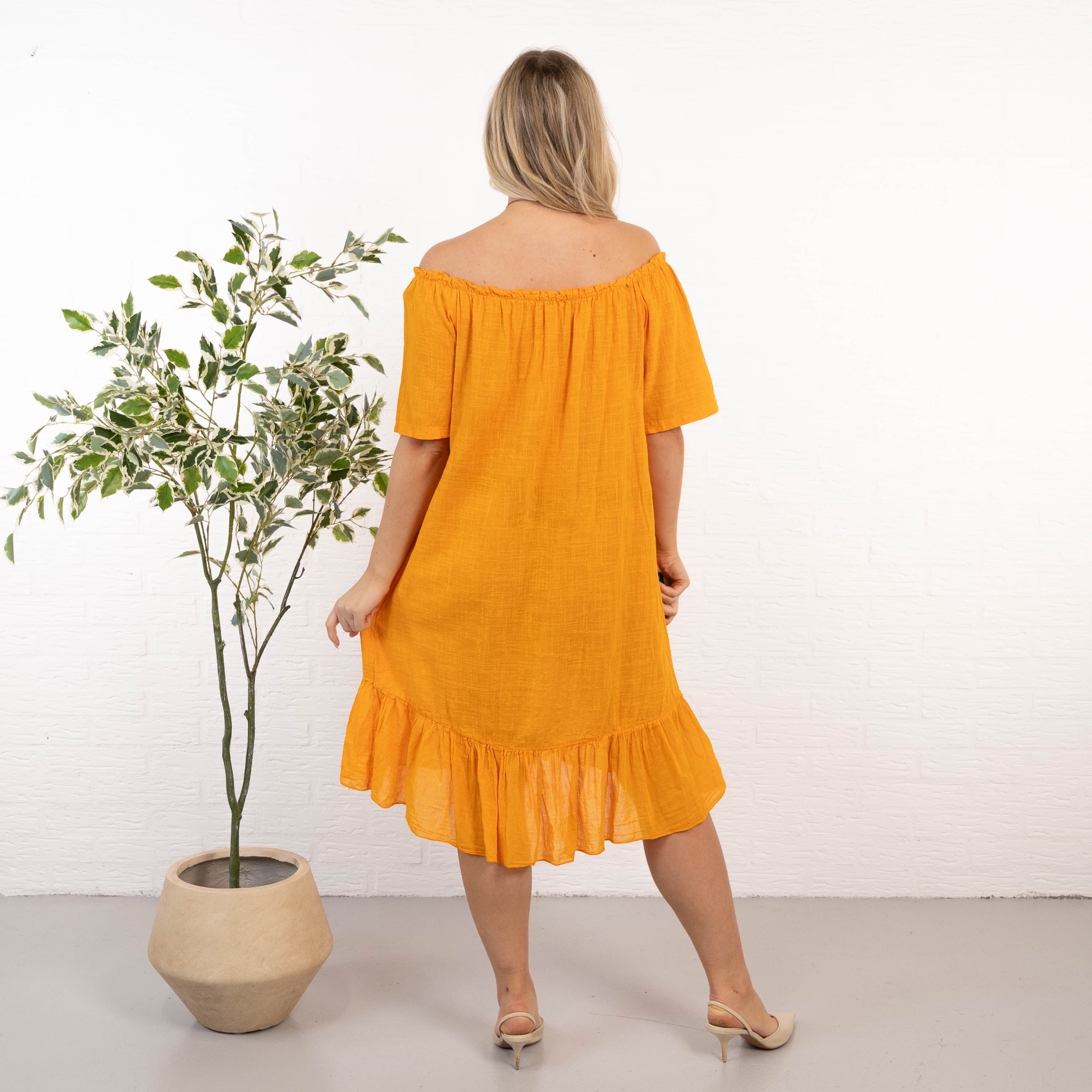 Miranda kjole, Orange