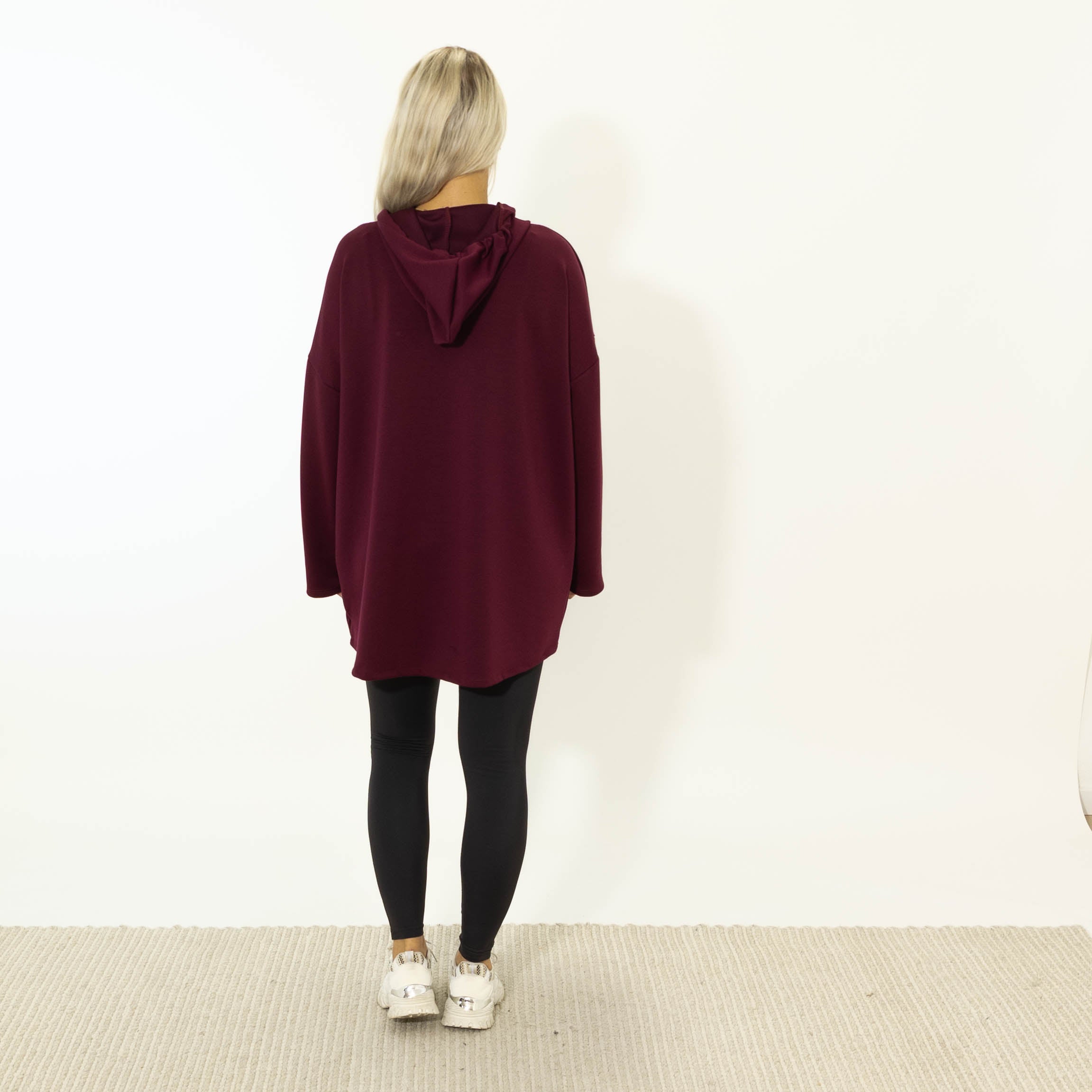 Ollie Lynlås Hoodie, Bordeaux