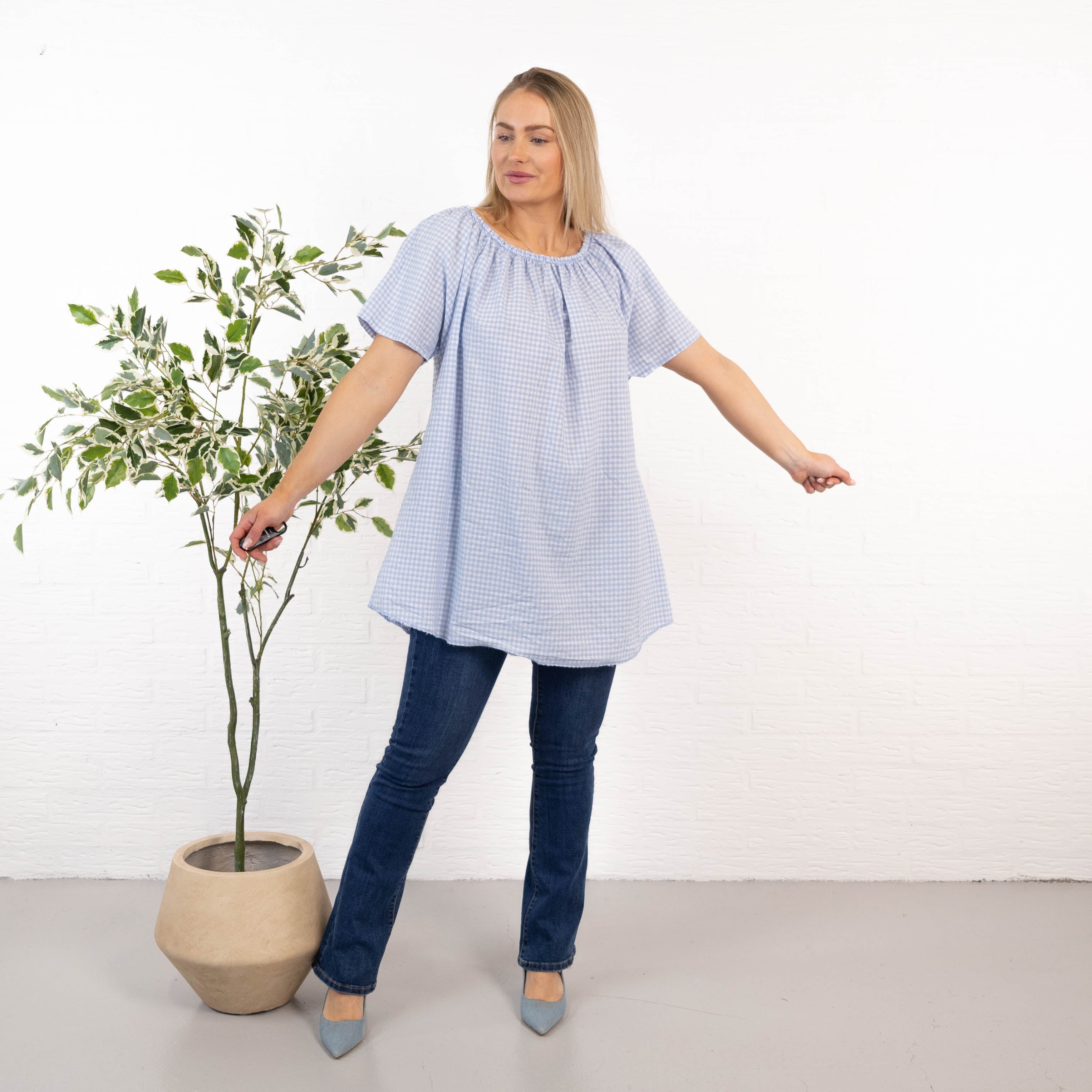 Mathilde overdel, Lyseblå