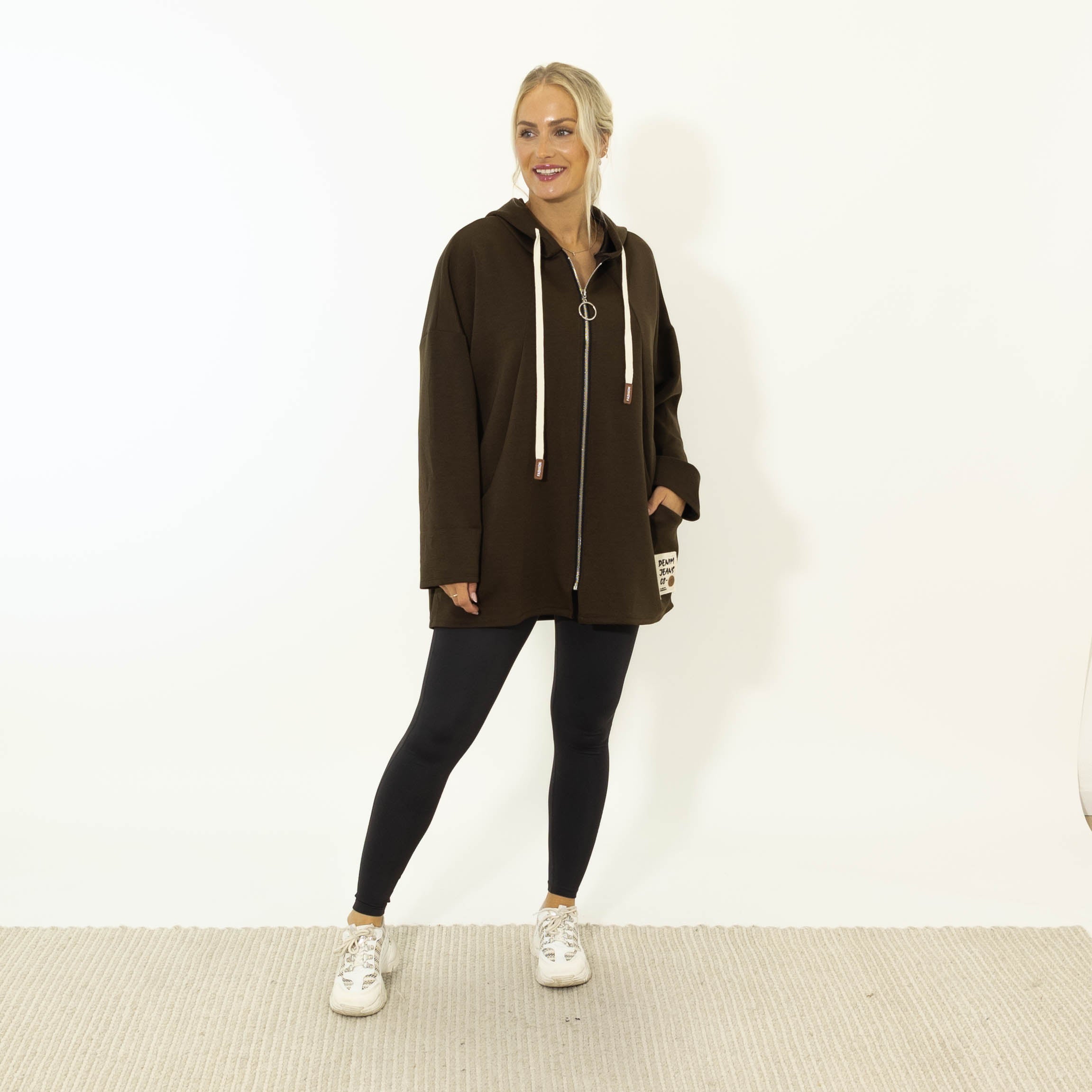 Ollie Lynlås Hoodie, Choko